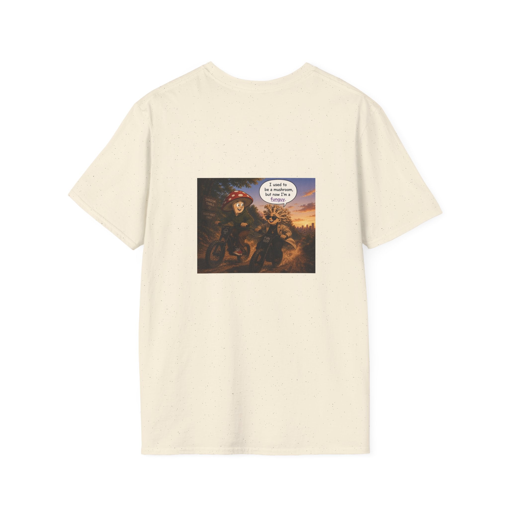 Mushroom Pun T-Shirt — "I used to be a mushroom, but now I’m fungi" Graphic Tee