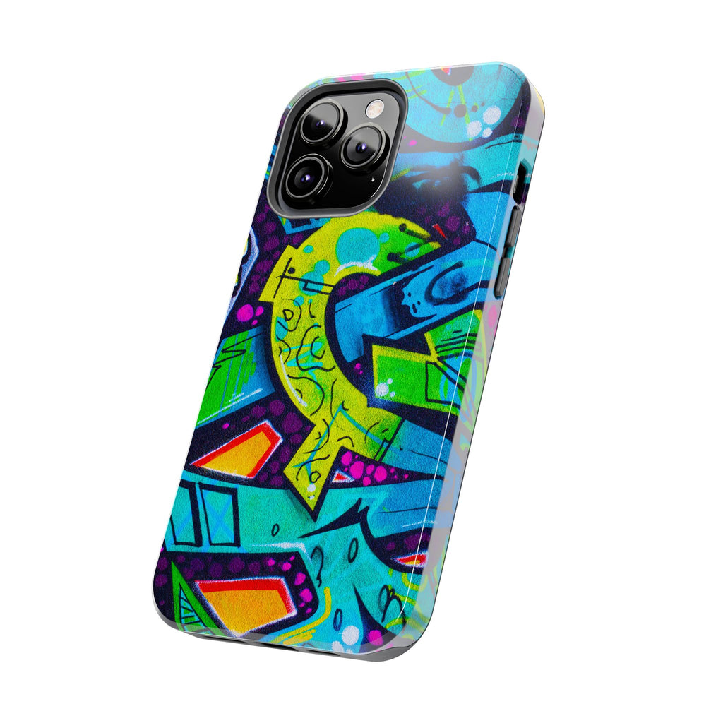 Vibrant Urban Tough Phone Case - Graffiti Design 1 for iPhones
