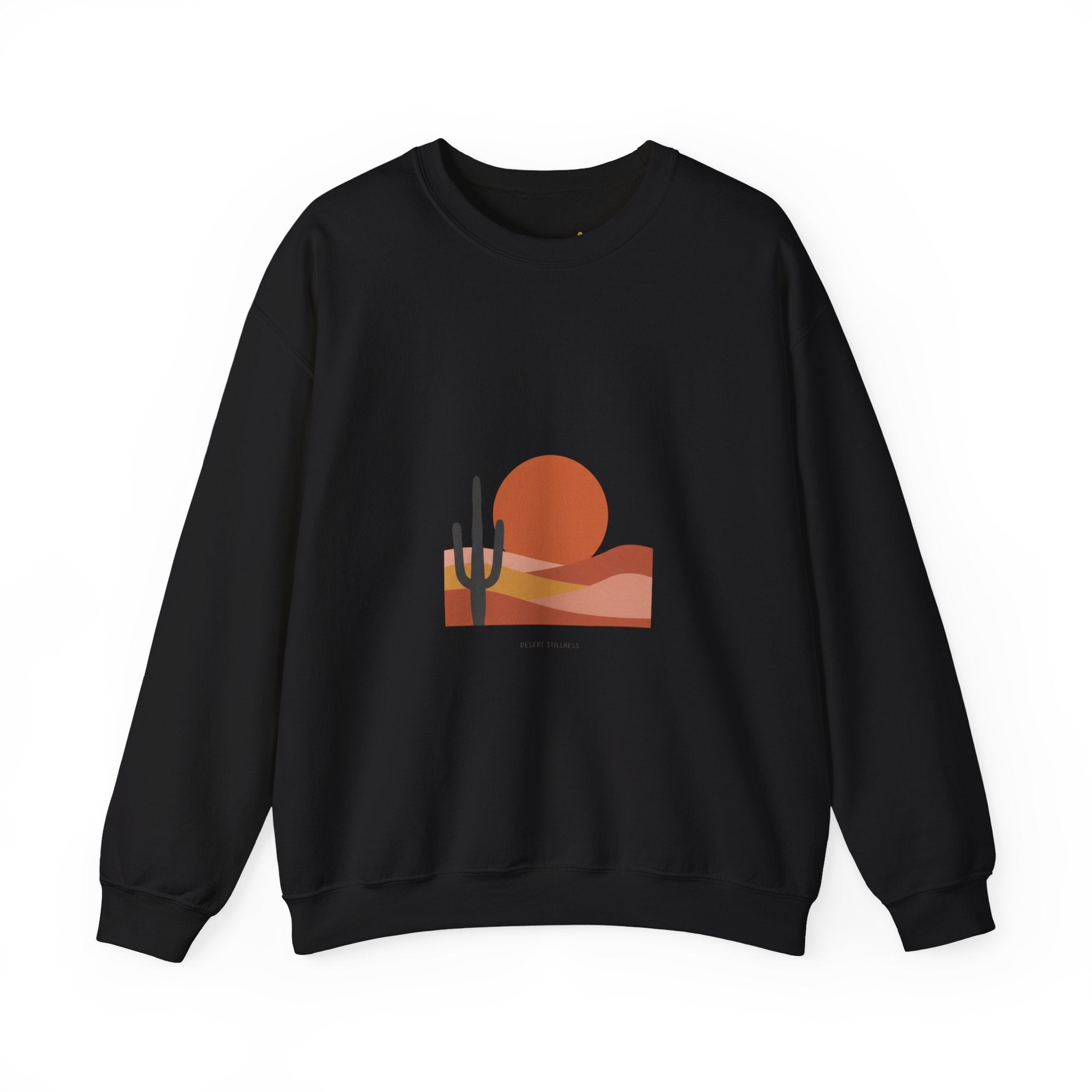 Desert Sunset Minimalist Mesa Sweatshirt | Southwestern adobe-inspired wall art