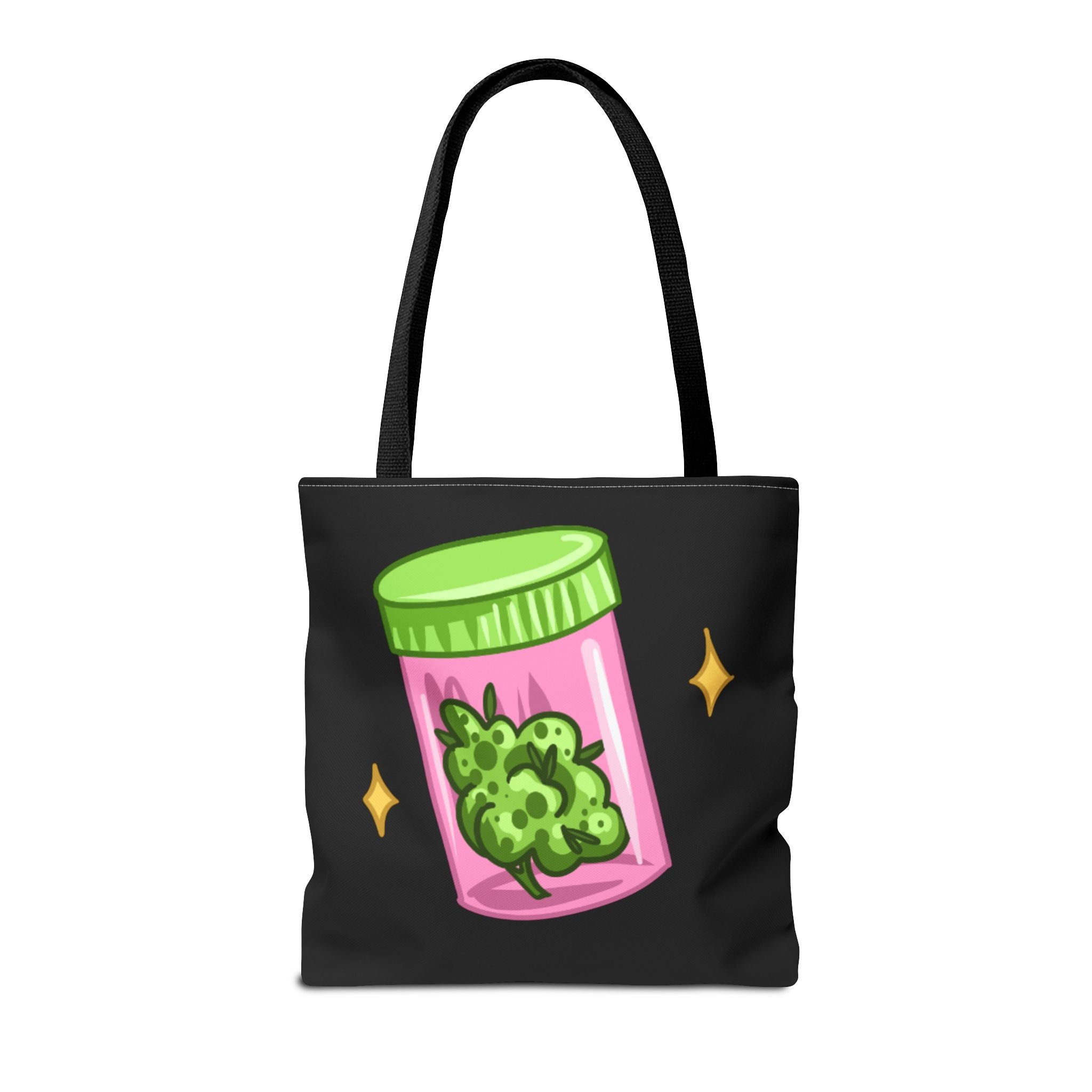 Vibrant Weed Tote Bag - Fun Cannabis Carryall for Partying, Gifts, Festivals, Eco-Friendly Shopping, Unique Statement Piece