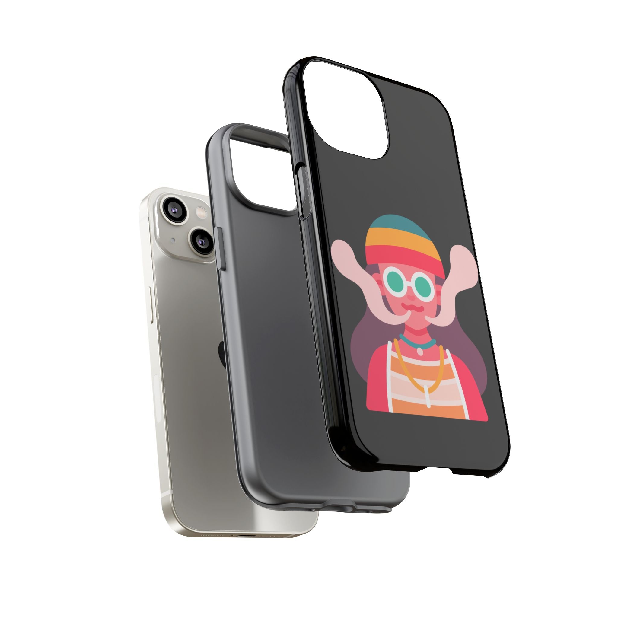 Black with Lil Stoner Tough Cases for iPhones
