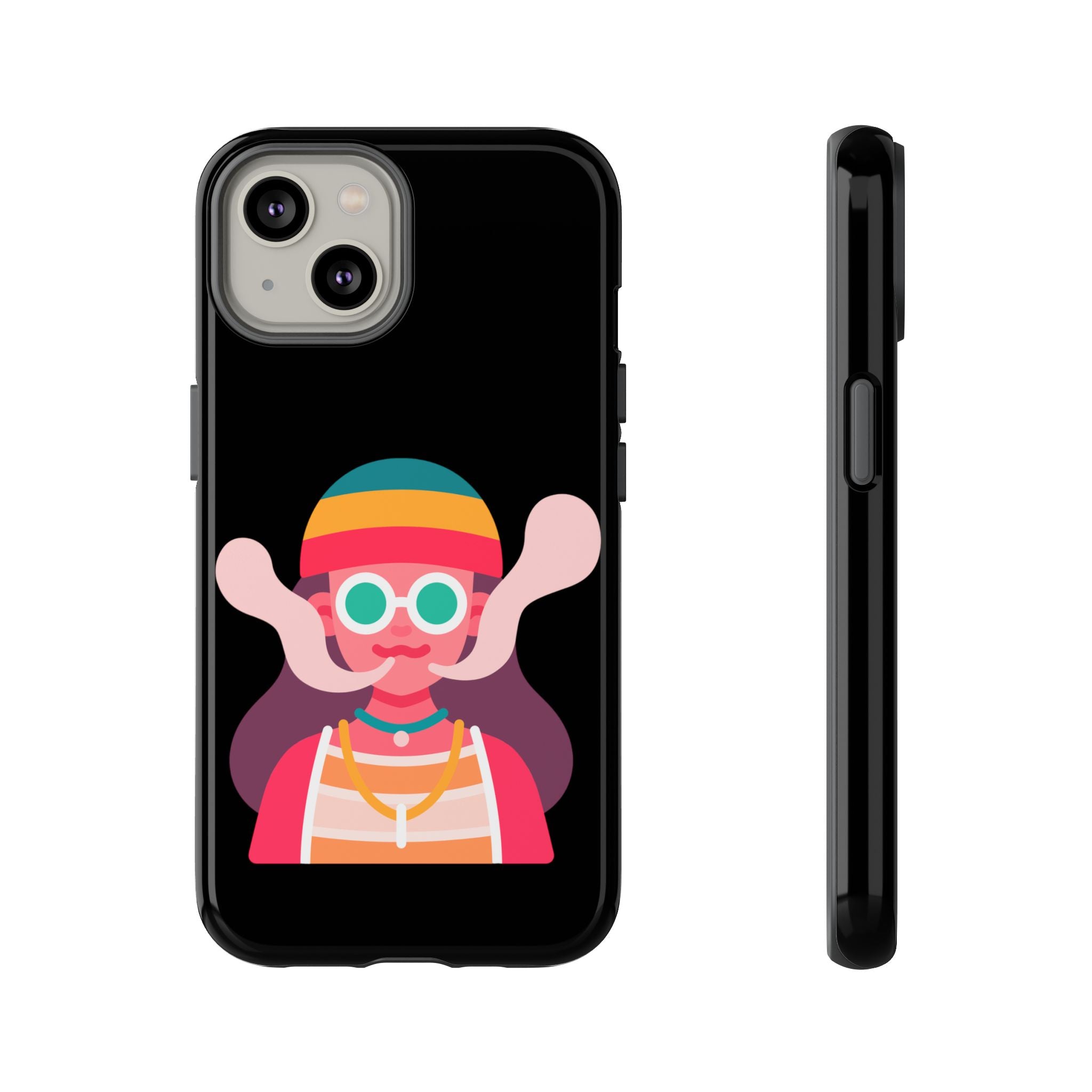 Black with Lil Stoner Tough Cases for iPhones