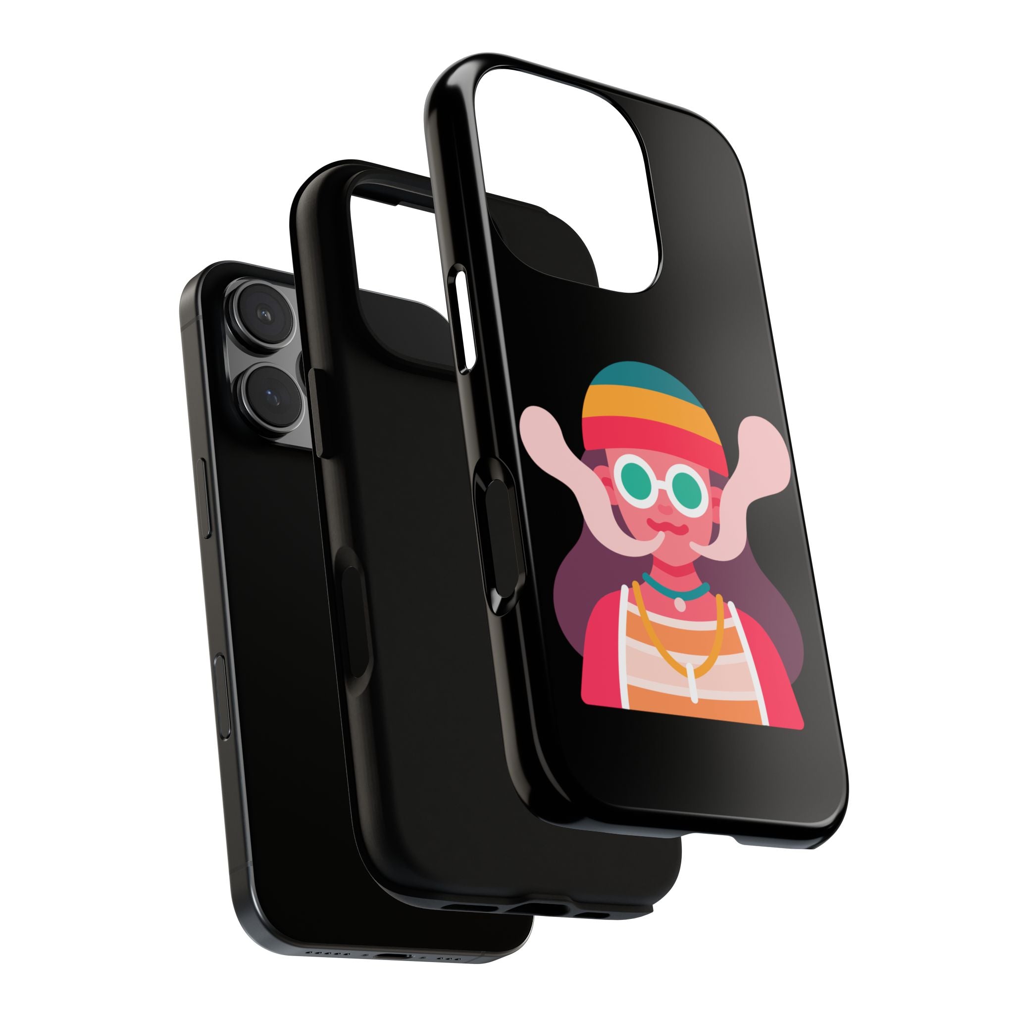 Black with Lil Stoner Tough Cases for iPhones