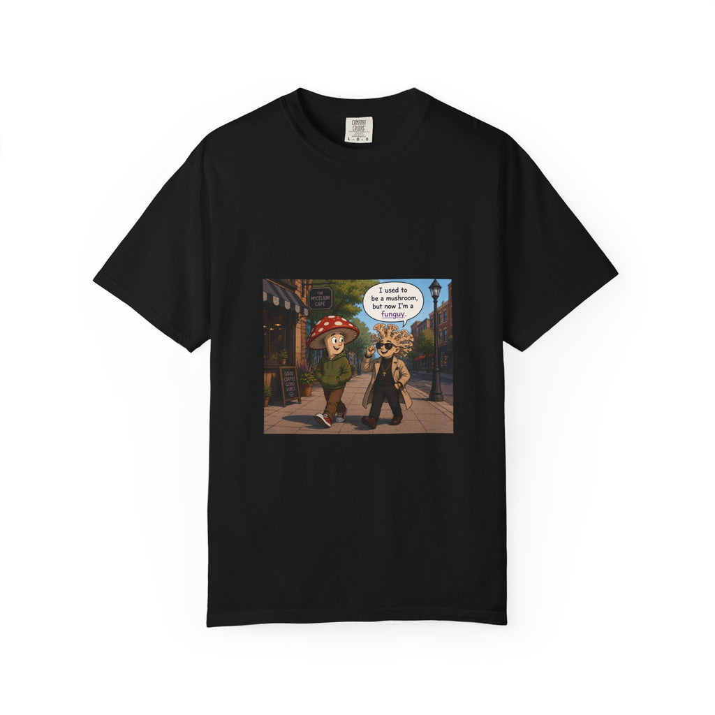 Mushroom to Funguy Graphic T-Shirt Mushroom - friends at the mycelium café Set 1