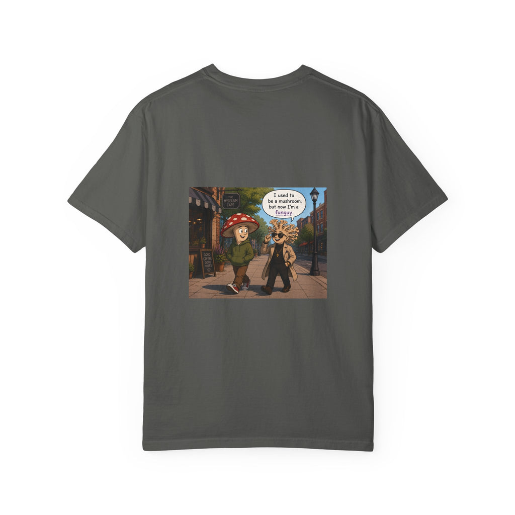 Mushroom to Funguy Graphic T-Shirt Mushroom - friends at the mycelium café Set 1