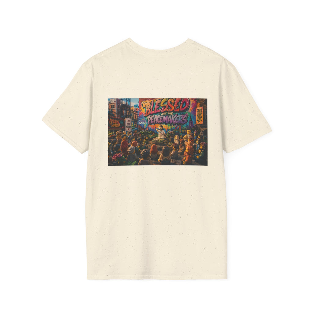 Tiny Jesus — "Blessed Are the Peacemakers" Urban Street Art Graphic Tee