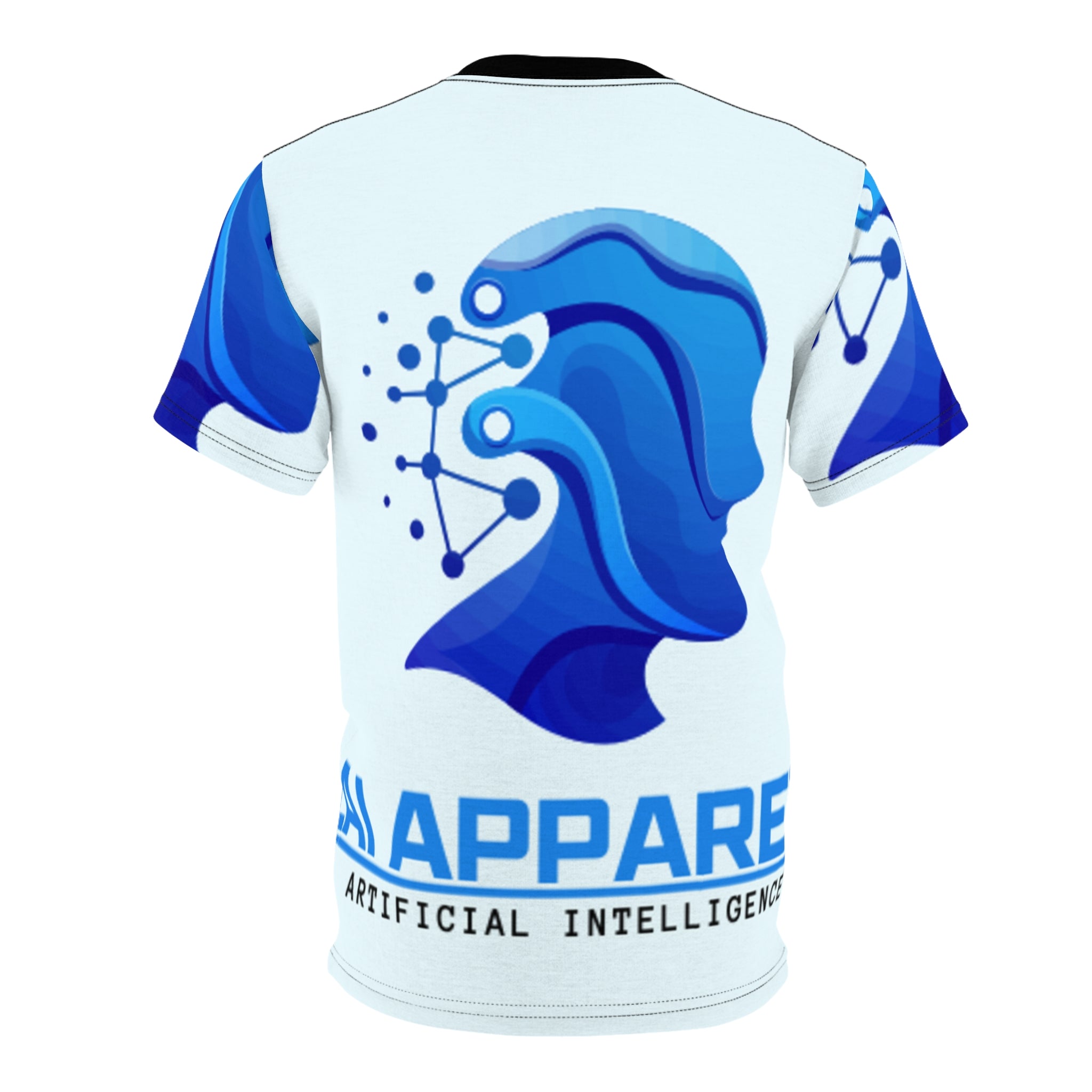 Cyberpunk Unisex Cut & Sew Tee | Futuristic Graphic T-Shirt | Tech Lover Gift | AOP Tee for Festivals, Casual Wear
