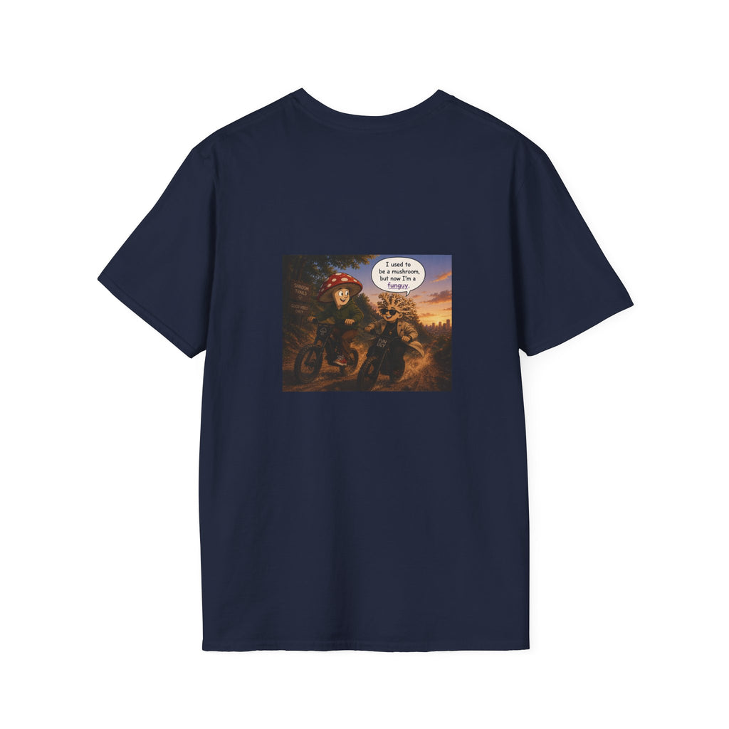 Mushroom Pun T-Shirt — "I used to be a mushroom, but now I’m fungi" Graphic Tee