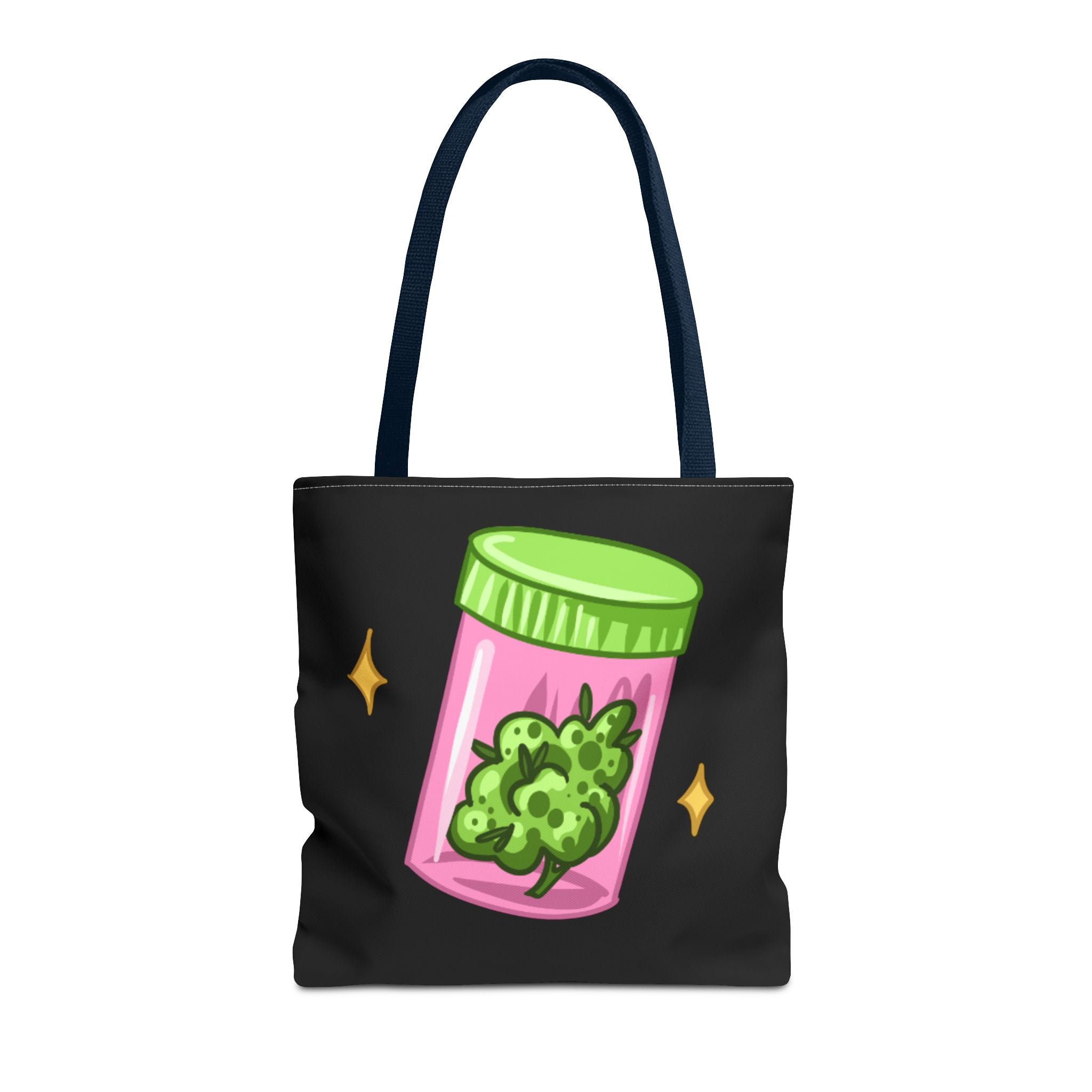 Vibrant Weed Tote Bag - Fun Cannabis Carryall for Partying, Gifts, Festivals, Eco-Friendly Shopping, Unique Statement Piece