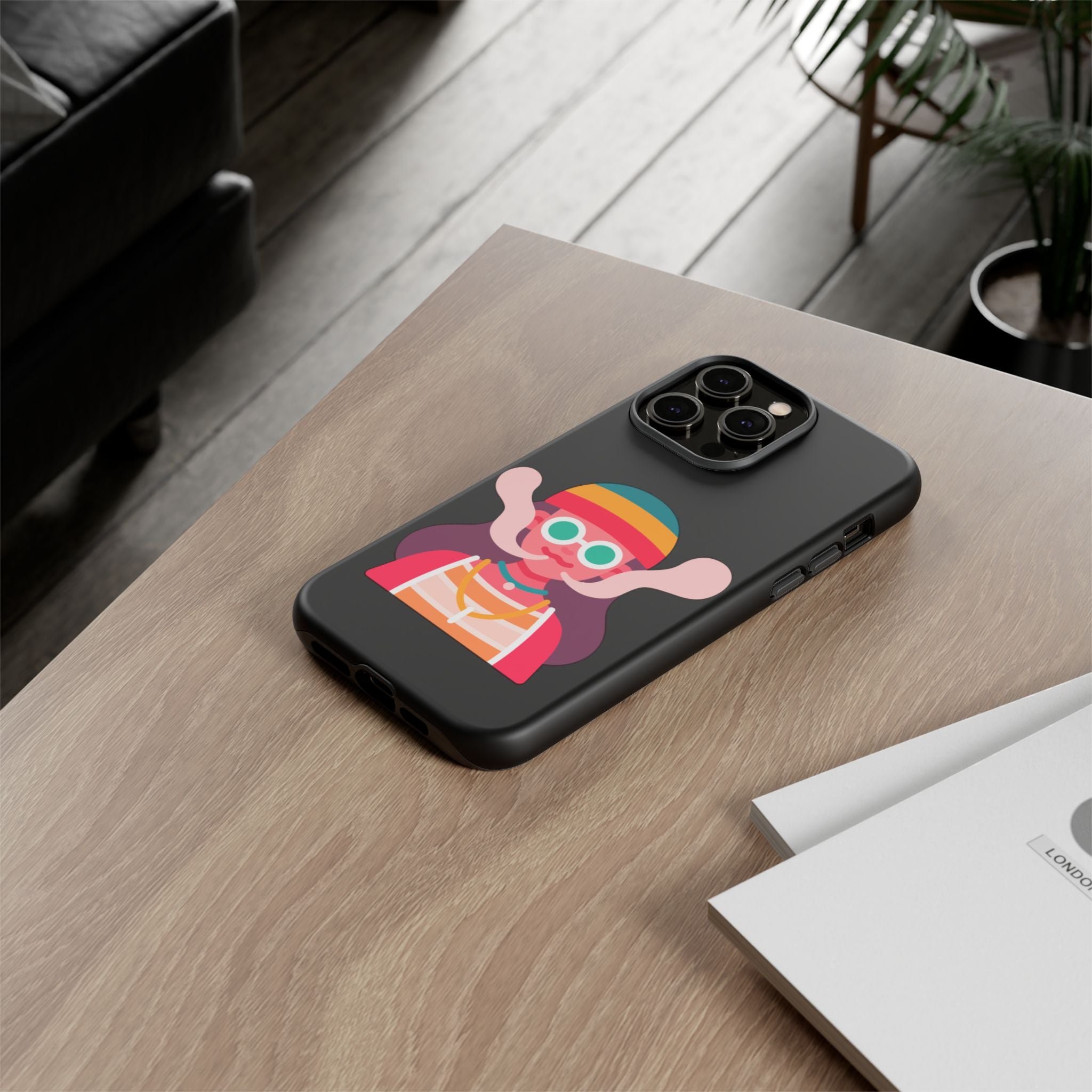 Black with Lil Stoner Tough Cases for iPhones