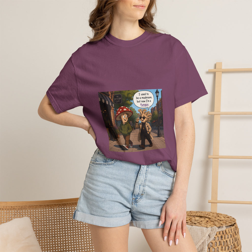Mushroom to Funguy Graphic T-Shirt Mushroom - friends at the mycelium café Set 1