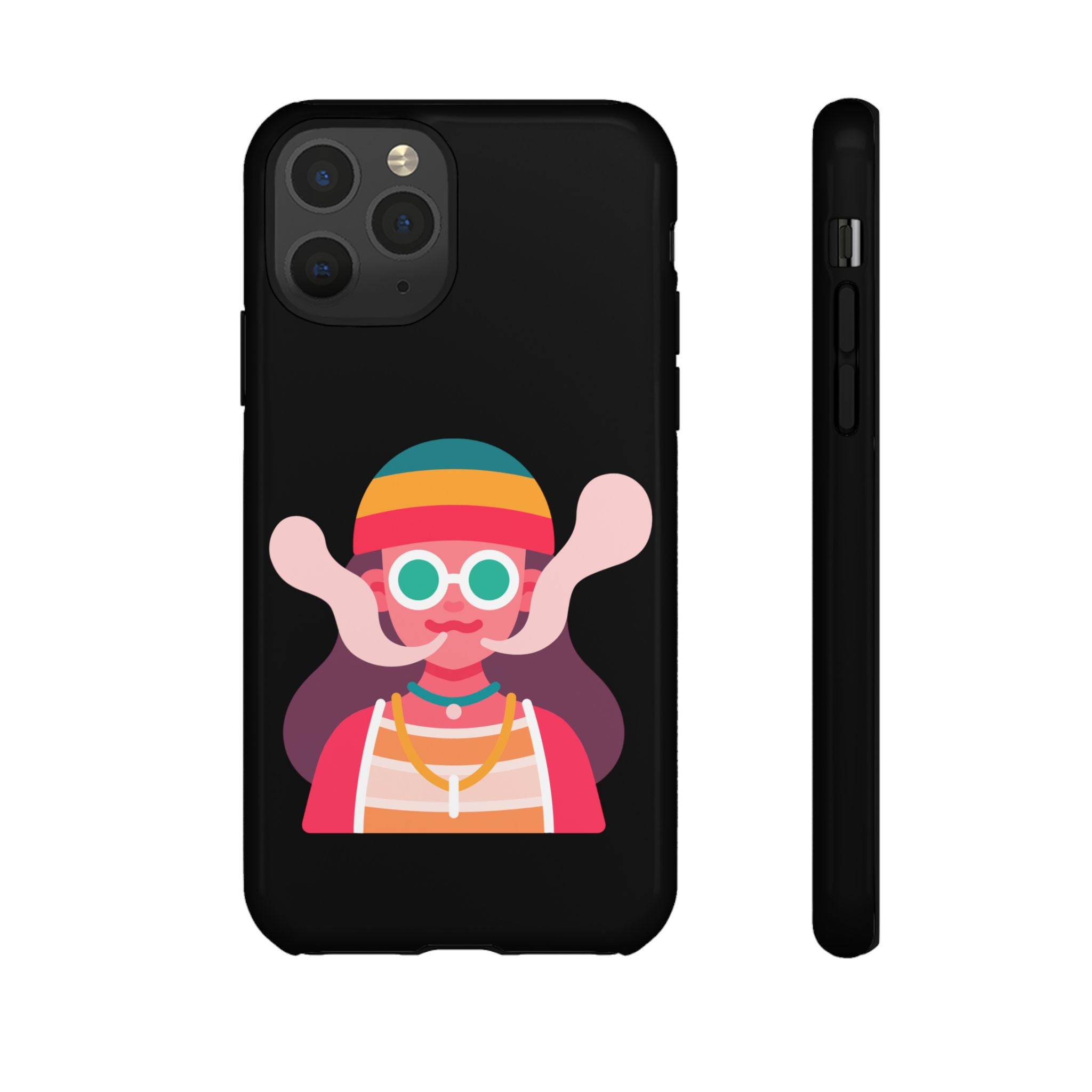 Black with Lil Stoner Tough Cases for iPhones