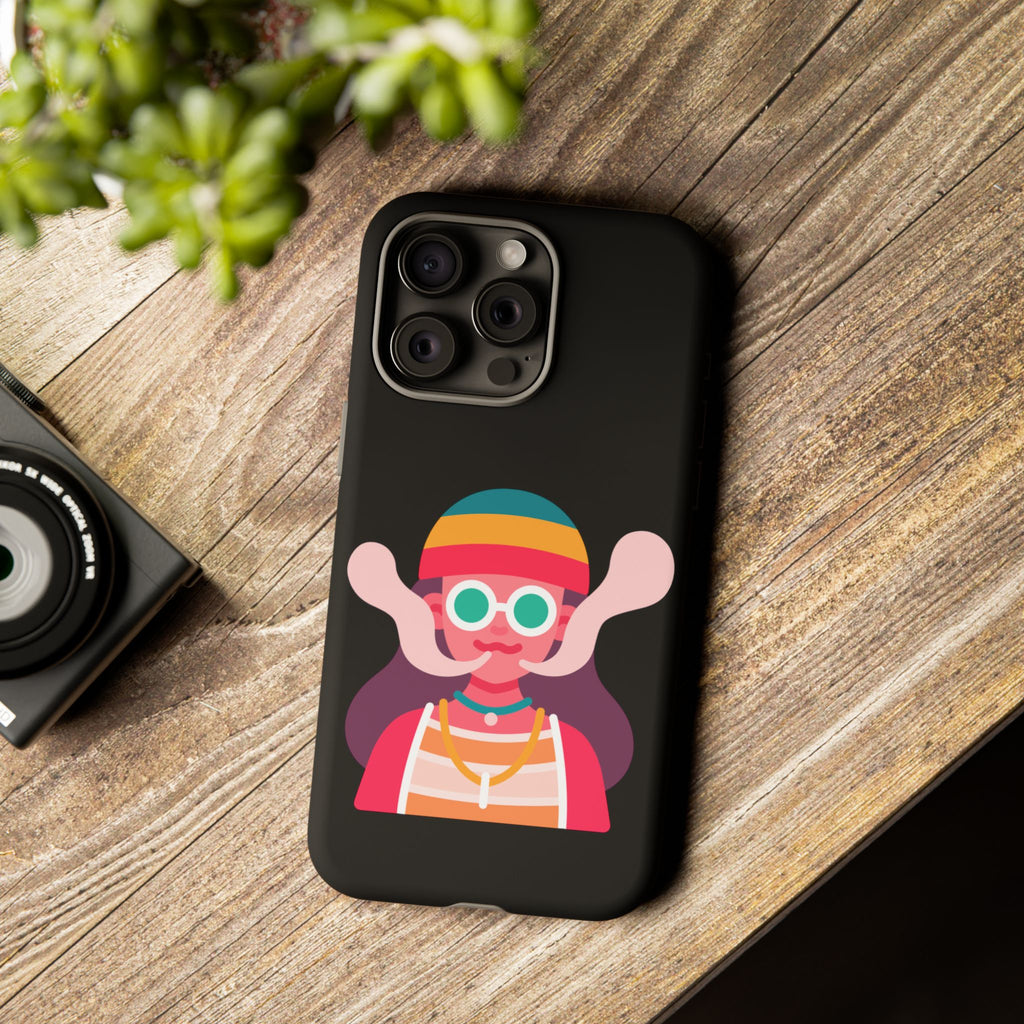 Black with Lil Stoner Tough Cases for iPhones