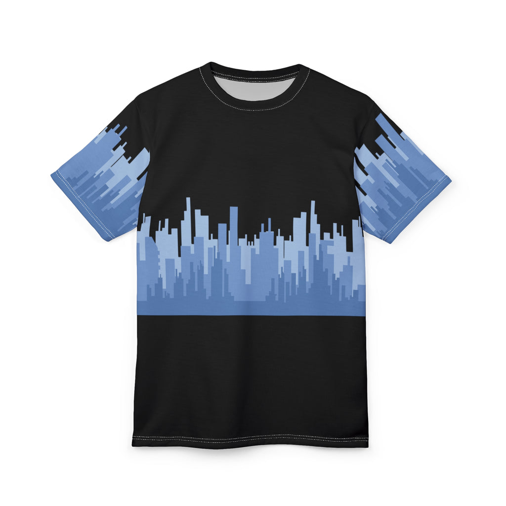 Urban Skyline Unisex Tee, Graphic T-Shirt for City Lovers, Birthday Gift, Casual Wear, Street Style