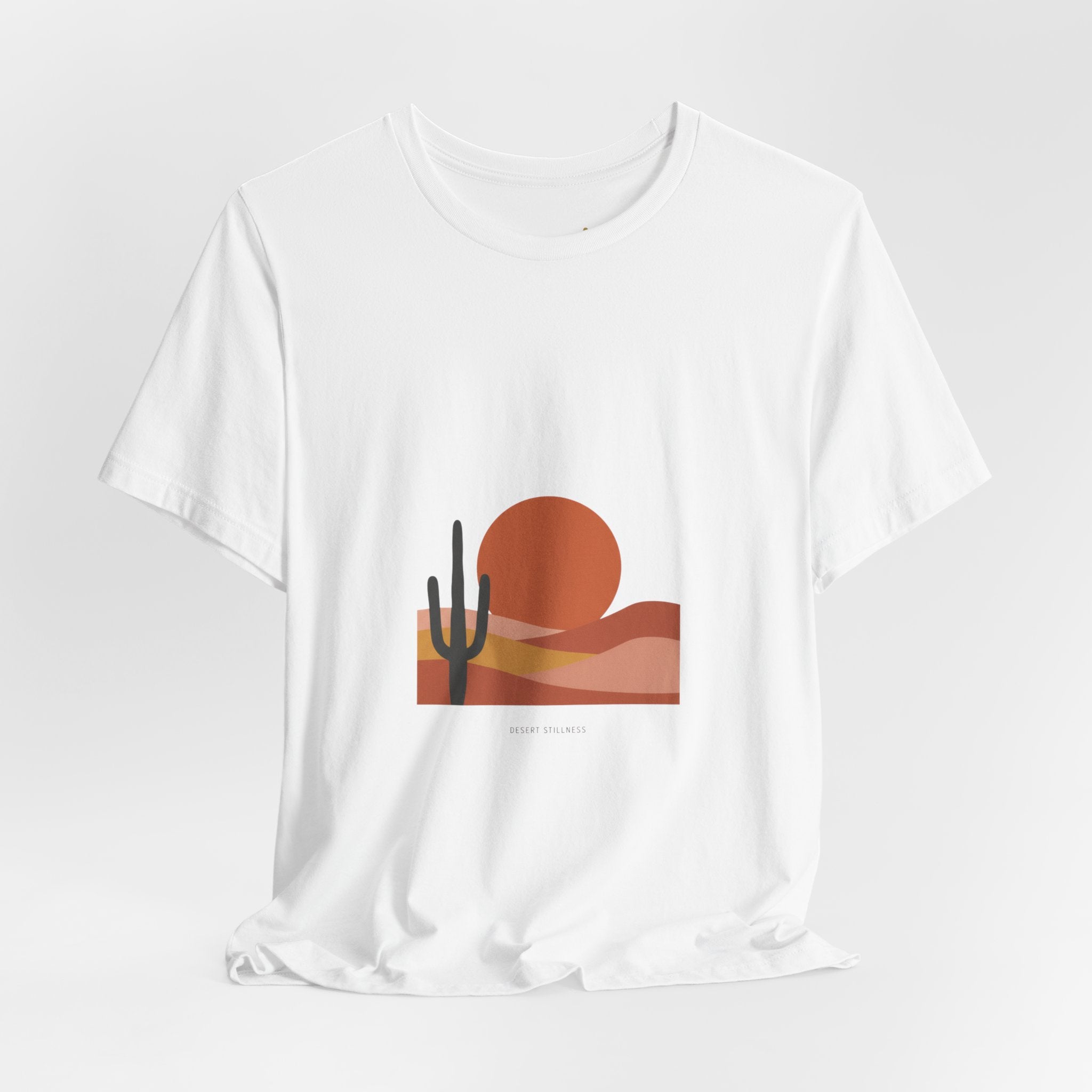 Desert Sunset Minimalist Mesa Tee | Southwestern adobe-inspired wall art