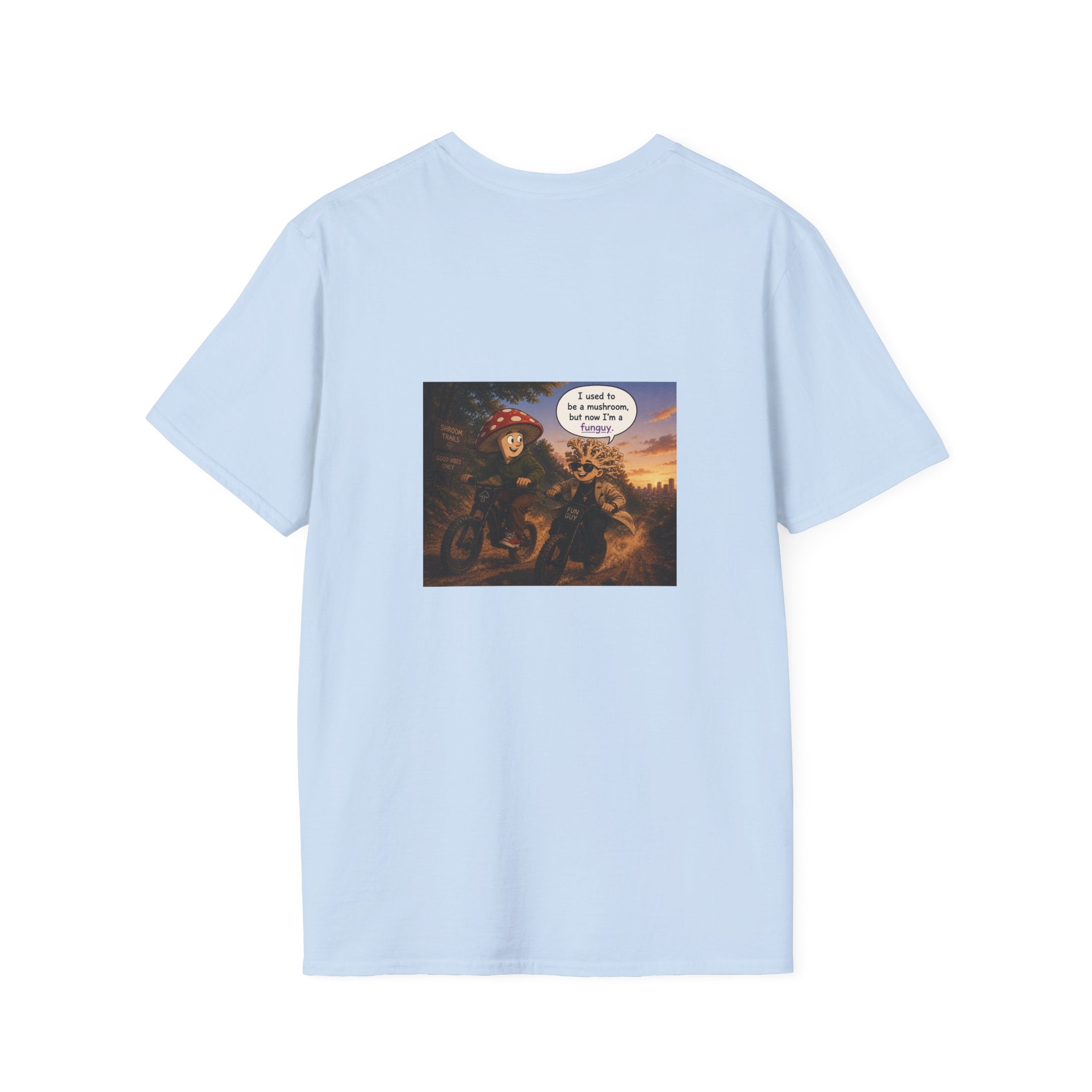 Mushroom Pun T-Shirt — "I used to be a mushroom, but now I’m fungi" Graphic Tee