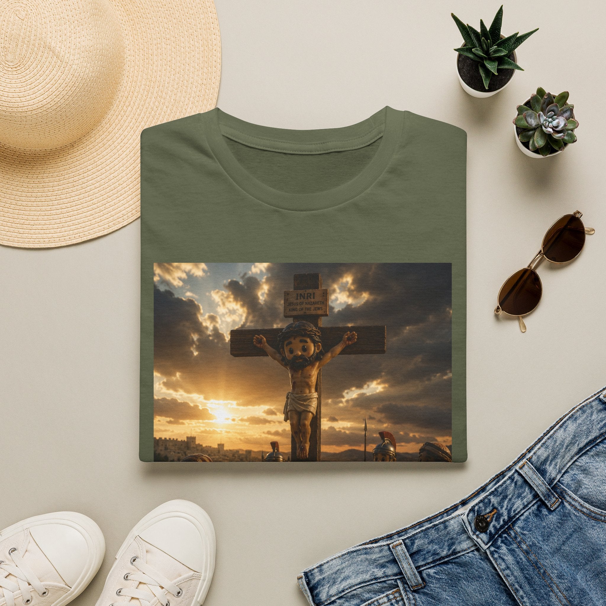 Tiny Jesus on the Cross