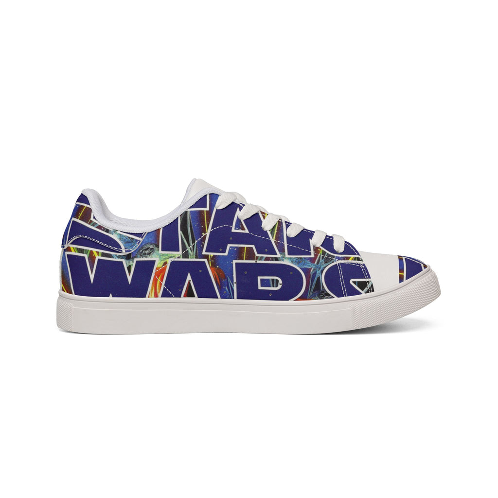 Low-Top Sneakers — Bold Blue 'STAR WARS 1 Comic Leather Sneakers for Men