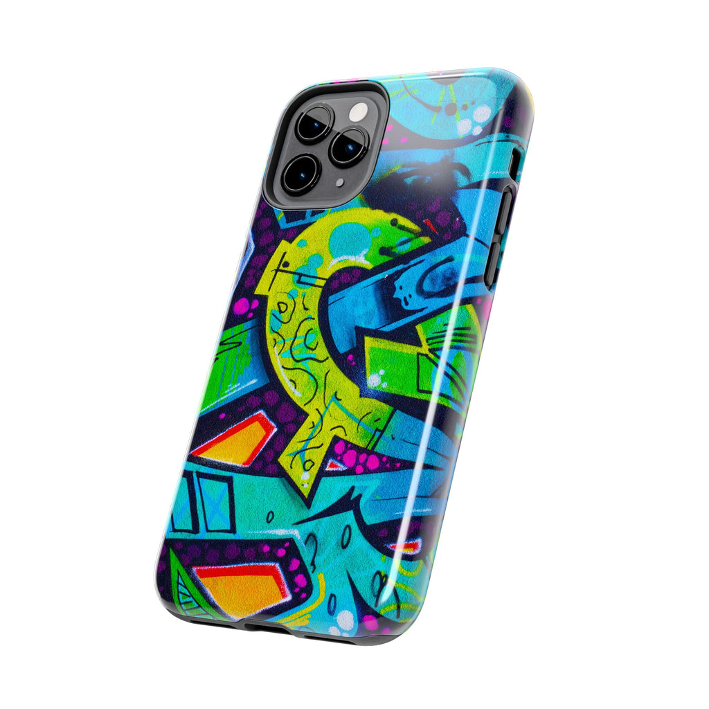 Vibrant Urban Tough Phone Case - Graffiti Design 1 for iPhones