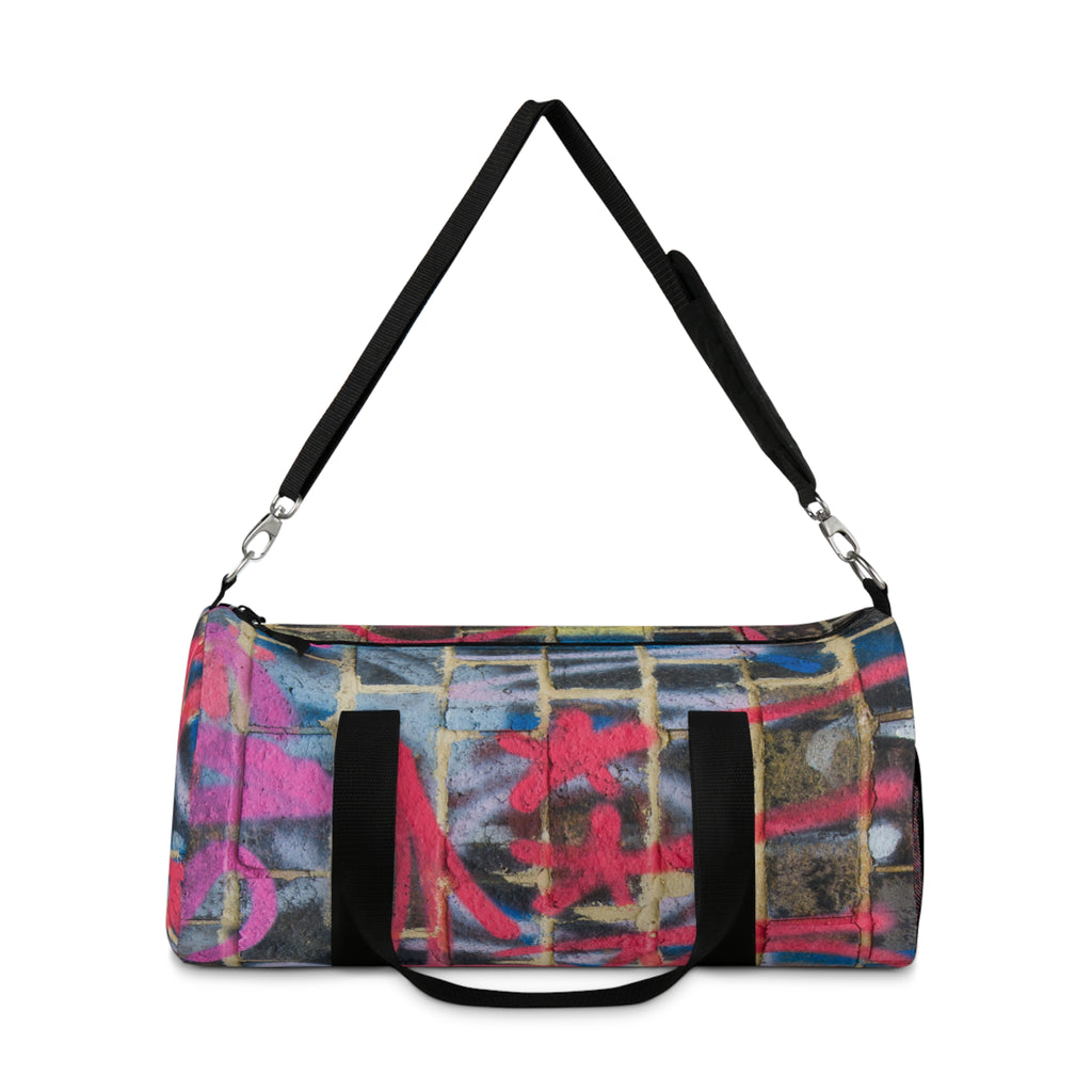 Vibrant Graffiti Print Duffel Bag for Gym, Travel, Weekend Getaways, Unique Gift for Him/Her, Trendy Sports Bag