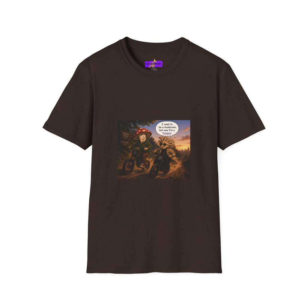 Mushroom Pun T-Shirt — "I used to be a mushroom, but now I’m fungi" Graphic Tee