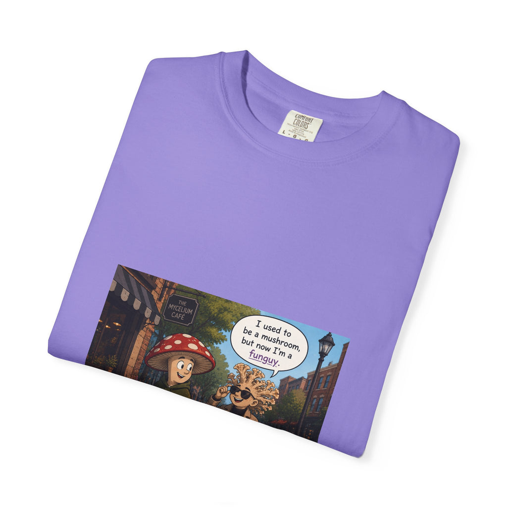 Mushroom to Funguy Graphic T-Shirt Mushroom - friends at the mycelium café Set 1