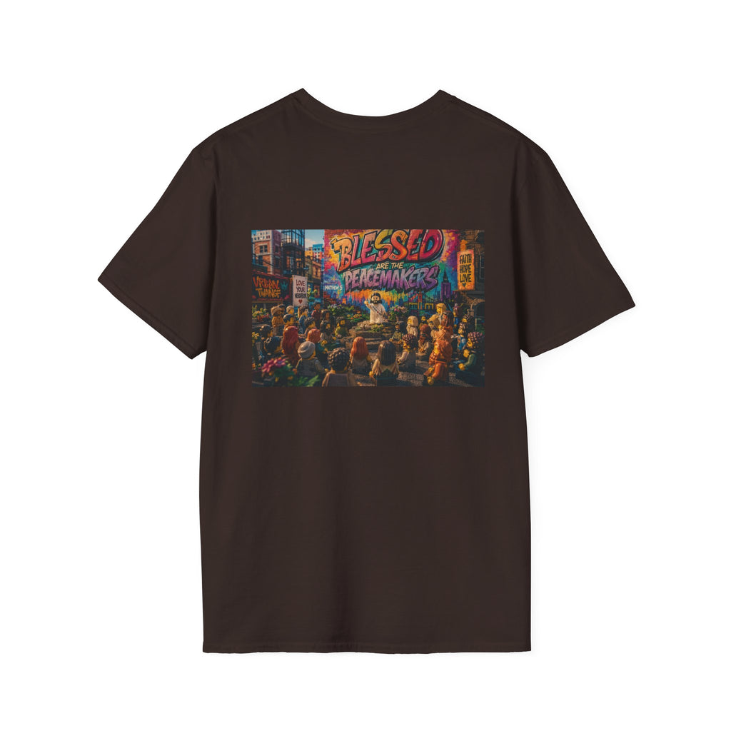 Tiny Jesus — "Blessed Are the Peacemakers" Urban Street Art Graphic Tee