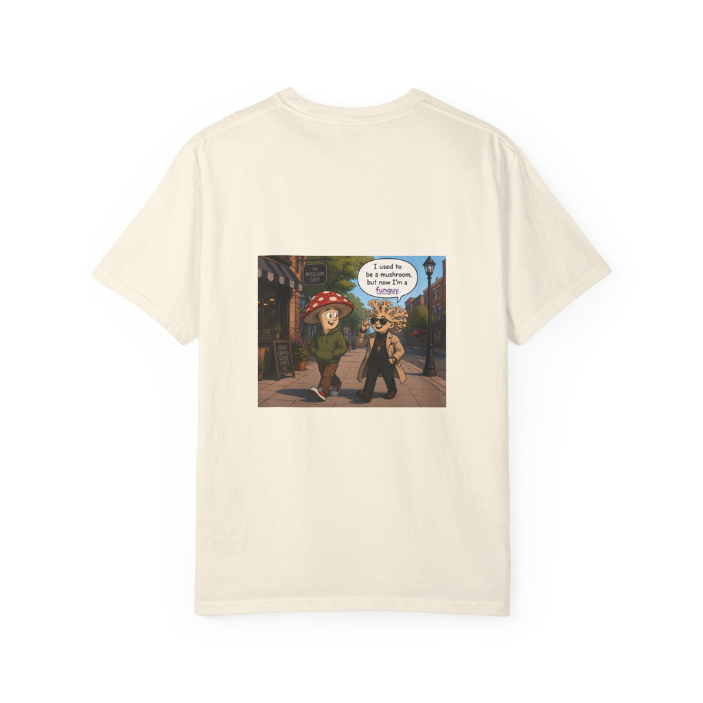 Mushroom to Funguy Graphic T-Shirt Mushroom - friends at the mycelium café Set 1