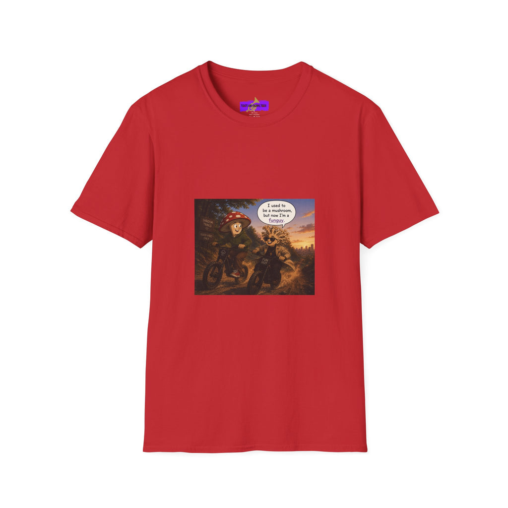 Mushroom Pun T-Shirt — "I used to be a mushroom, but now I’m fungi" Graphic Tee