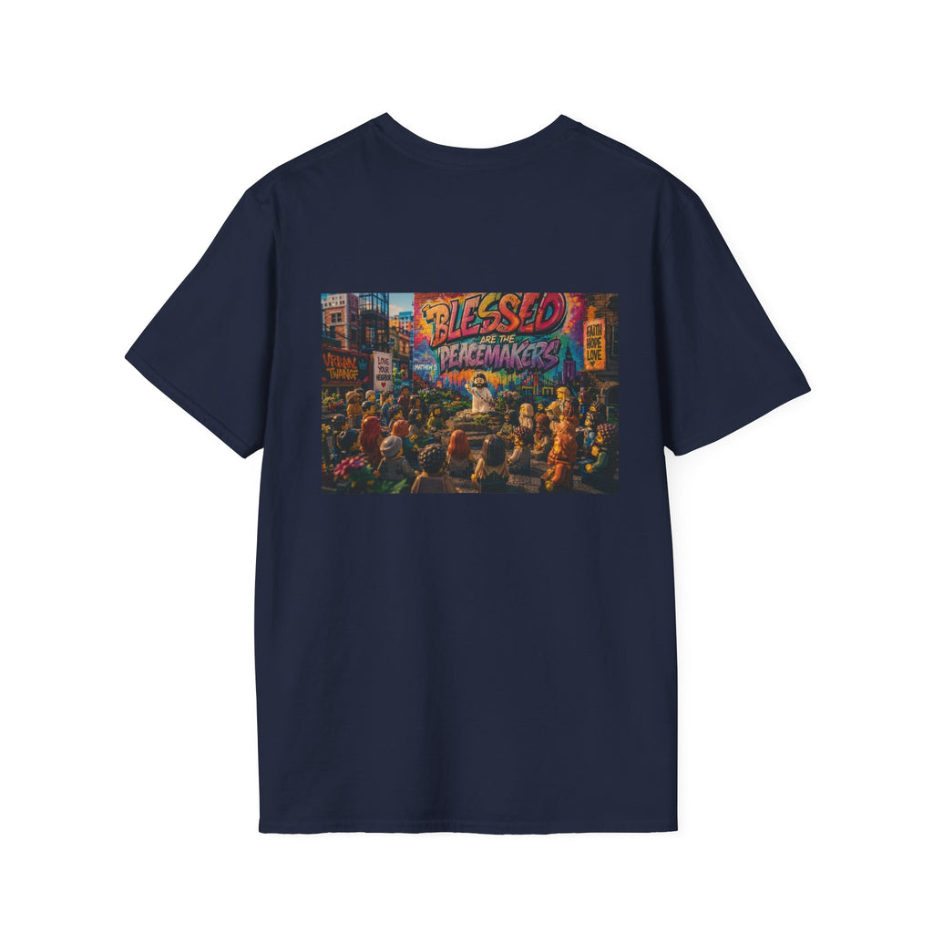 Tiny Jesus — "Blessed Are the Peacemakers" Urban Street Art Graphic Tee