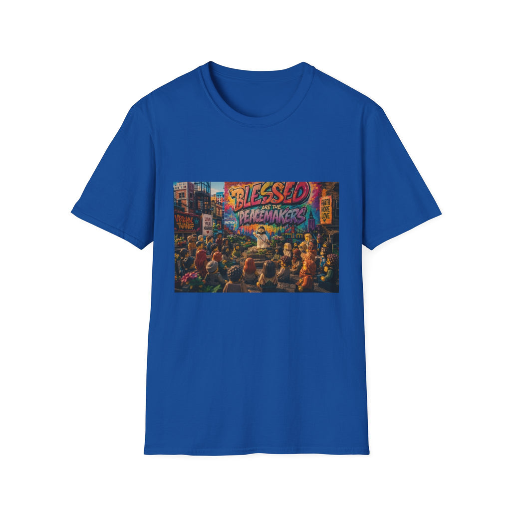 Tiny Jesus — "Blessed Are the Peacemakers" Urban Street Art Graphic Tee