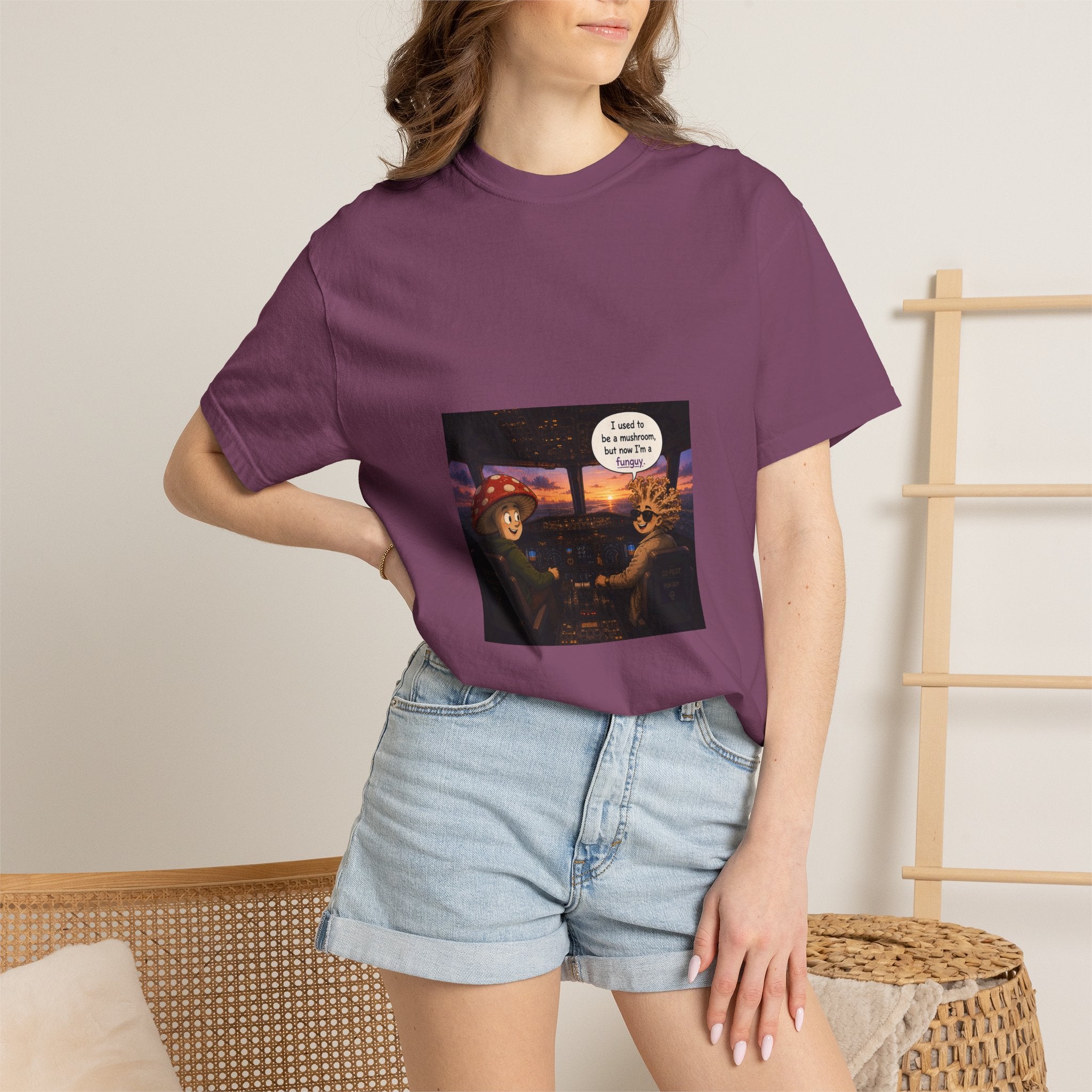 Mushroom to Funguy Graphic T-Shirt Mushroom