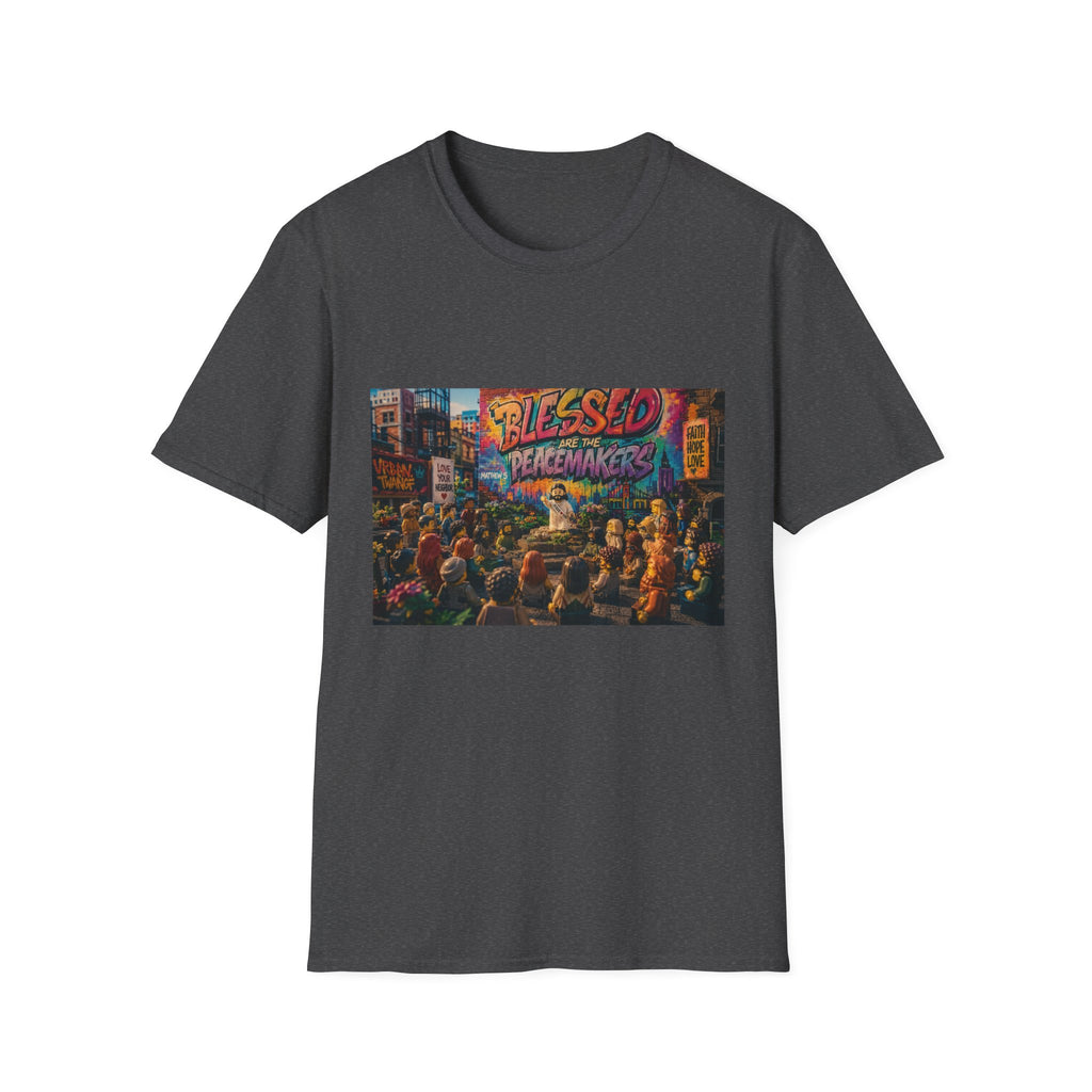 Tiny Jesus — "Blessed Are the Peacemakers" Urban Street Art Graphic Tee