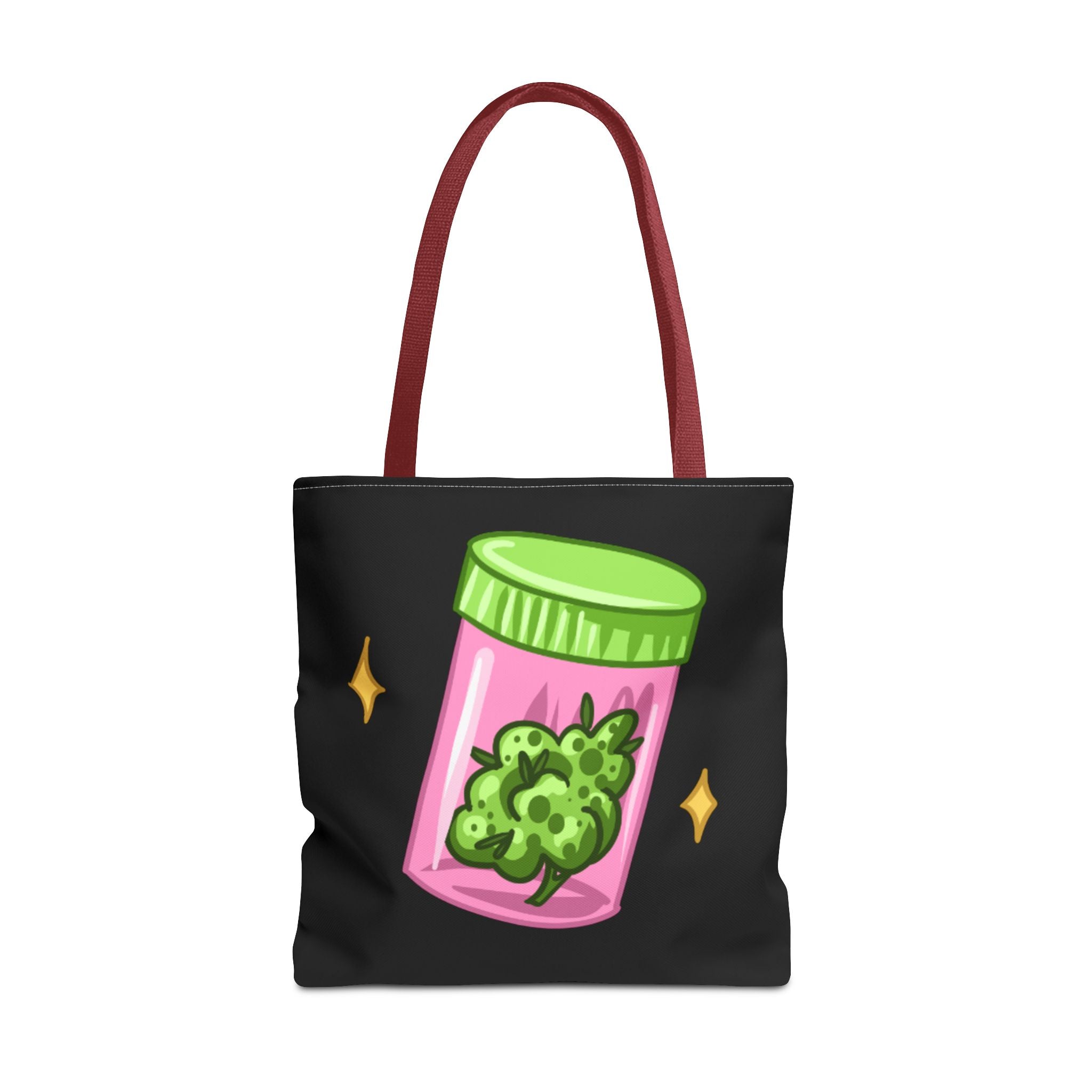 Vibrant Weed Tote Bag - Fun Cannabis Carryall for Partying, Gifts, Festivals, Eco-Friendly Shopping, Unique Statement Piece