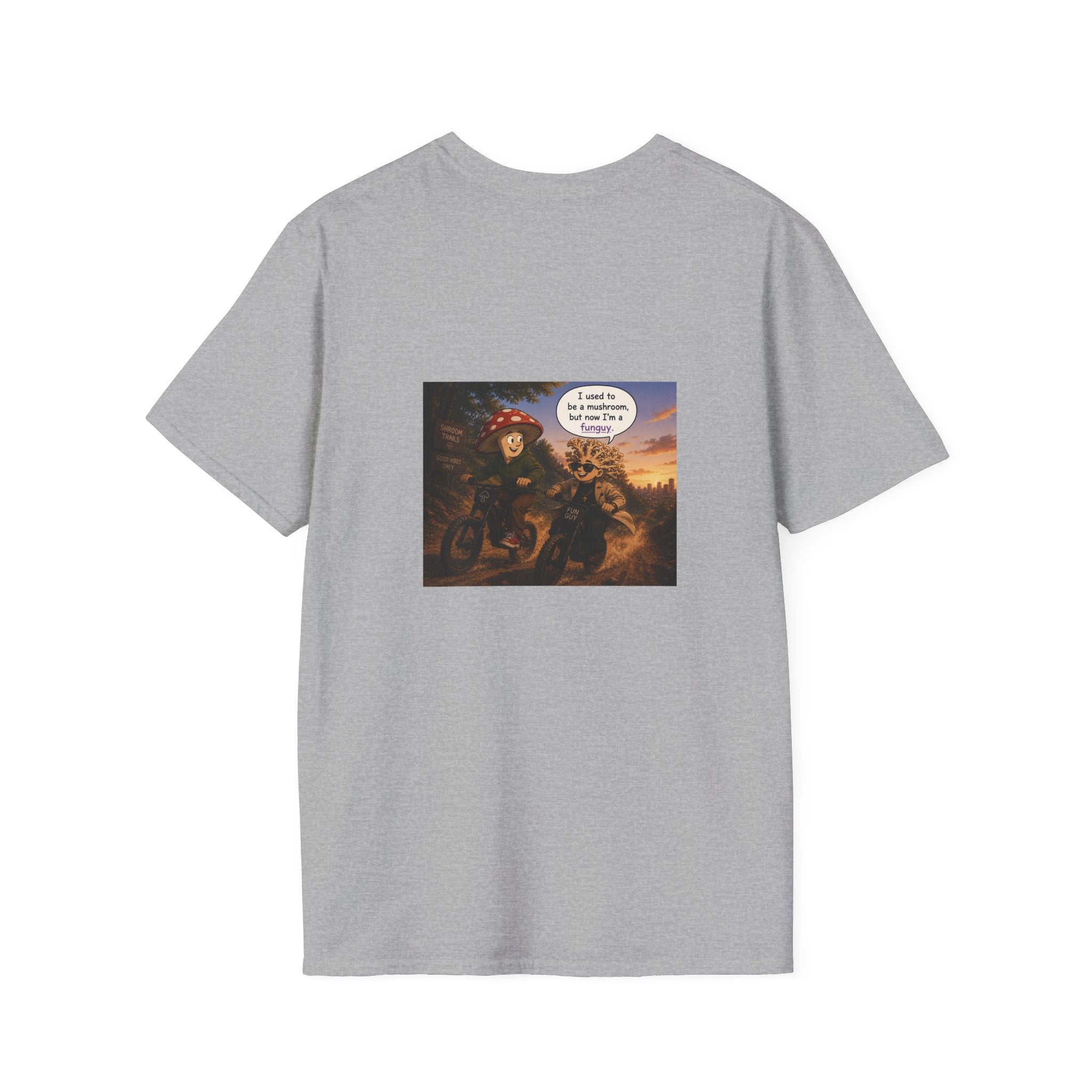 Mushroom Pun T-Shirt — "I used to be a mushroom, but now I’m fungi" Graphic Tee