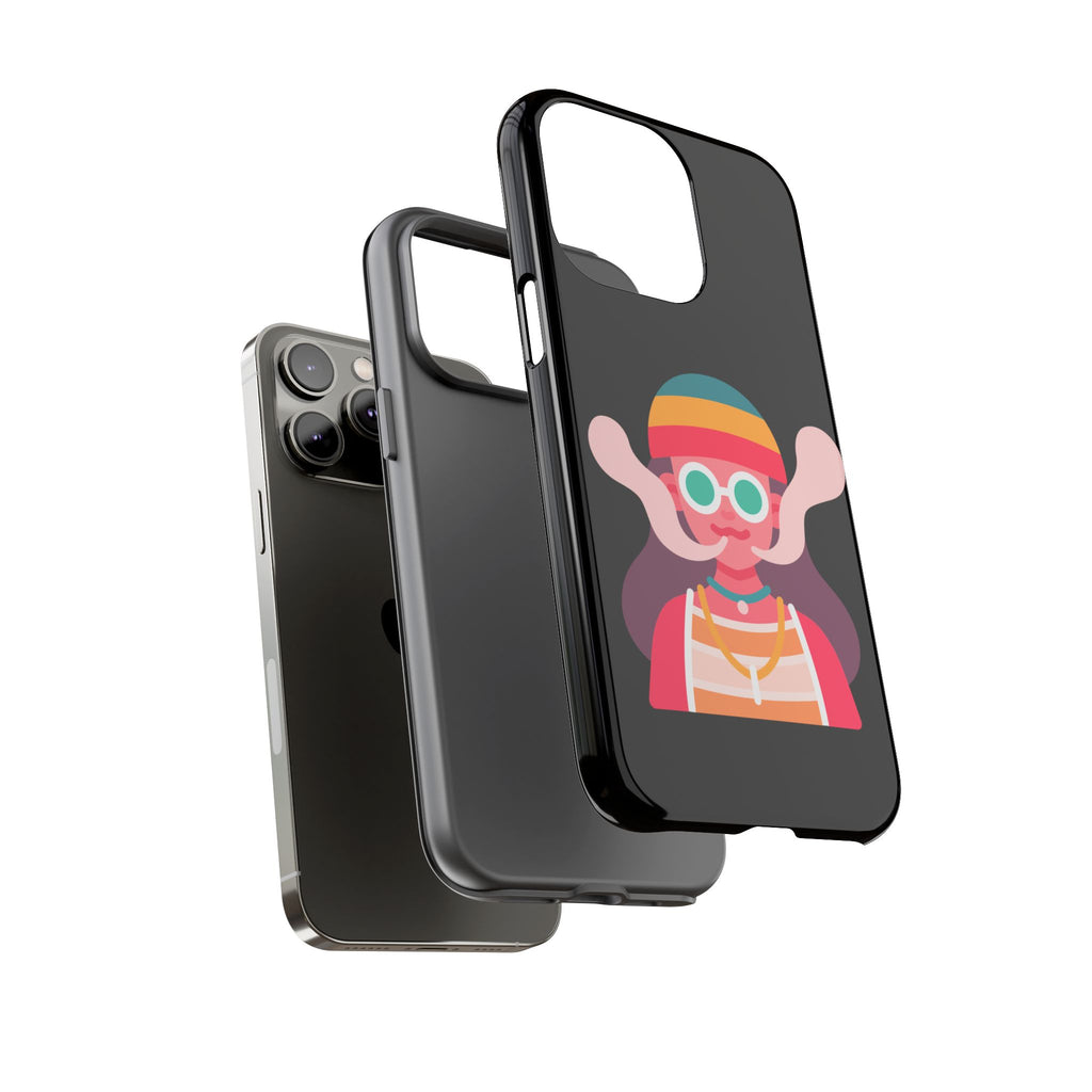 Black with Lil Stoner Tough Cases for iPhones