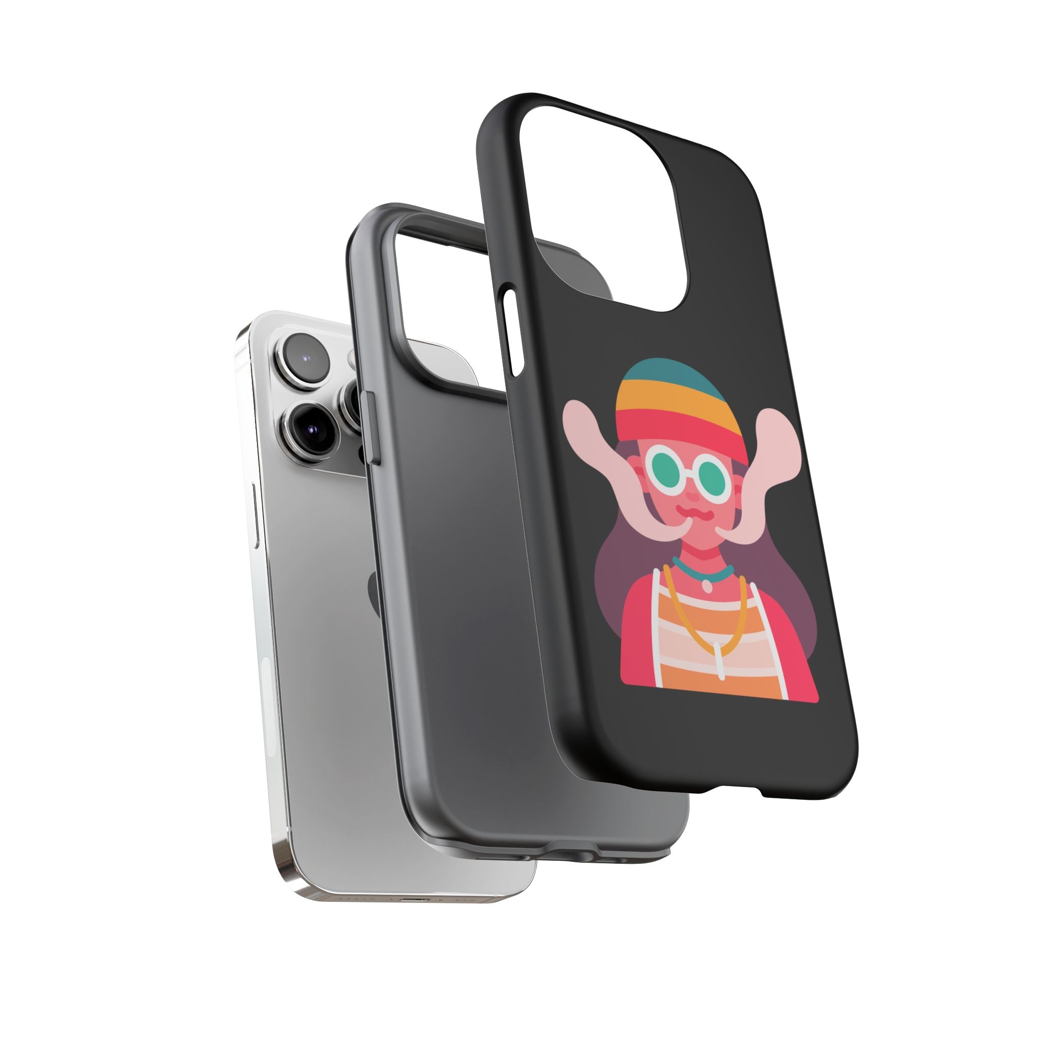 Black with Lil Stoner Tough Cases for iPhones