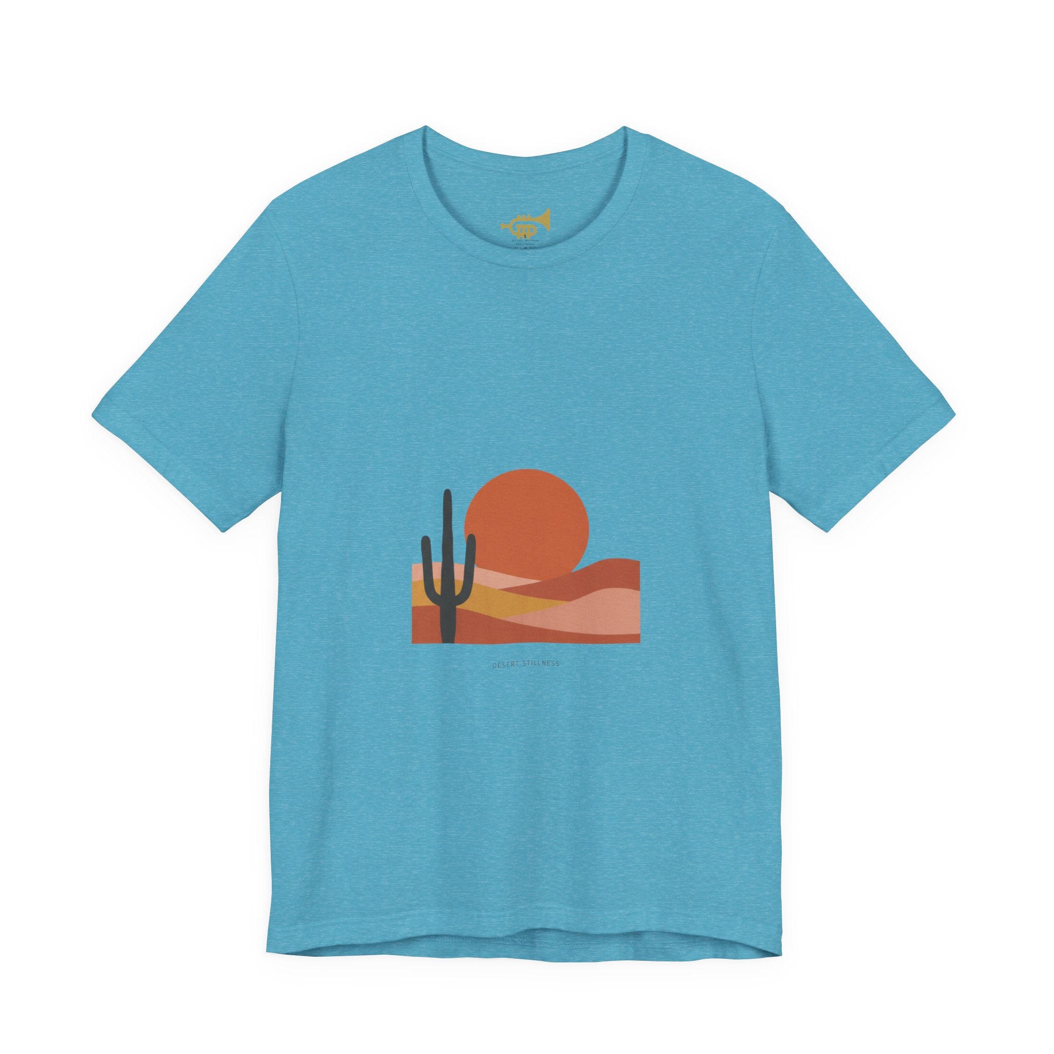Desert Sunset Minimalist Mesa Tee | Southwestern adobe-inspired wall art