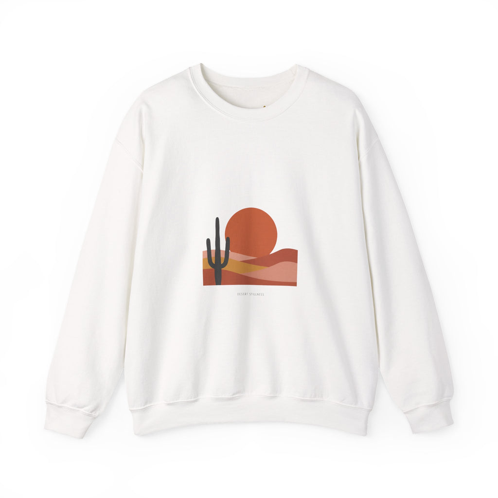 Desert Sunset Minimalist Mesa Sweatshirt | Southwestern adobe-inspired wall art