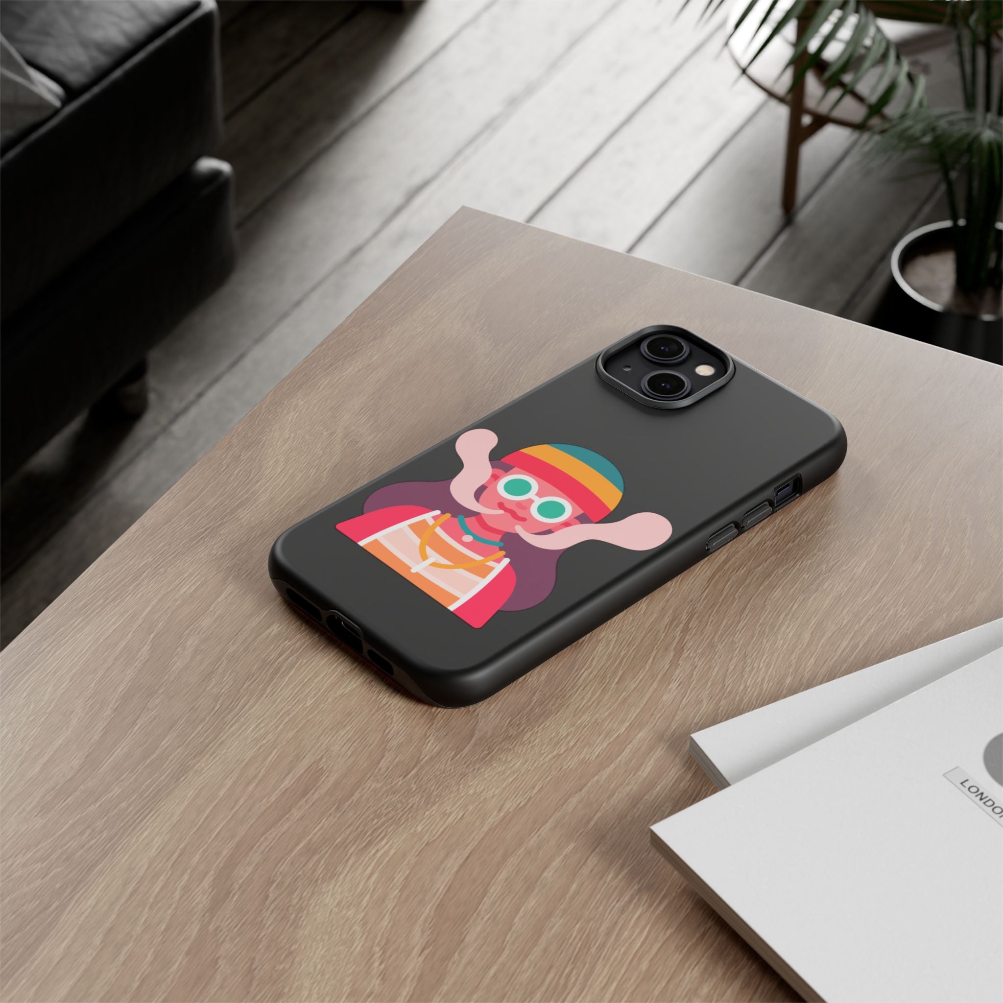Black with Lil Stoner Tough Cases for iPhones