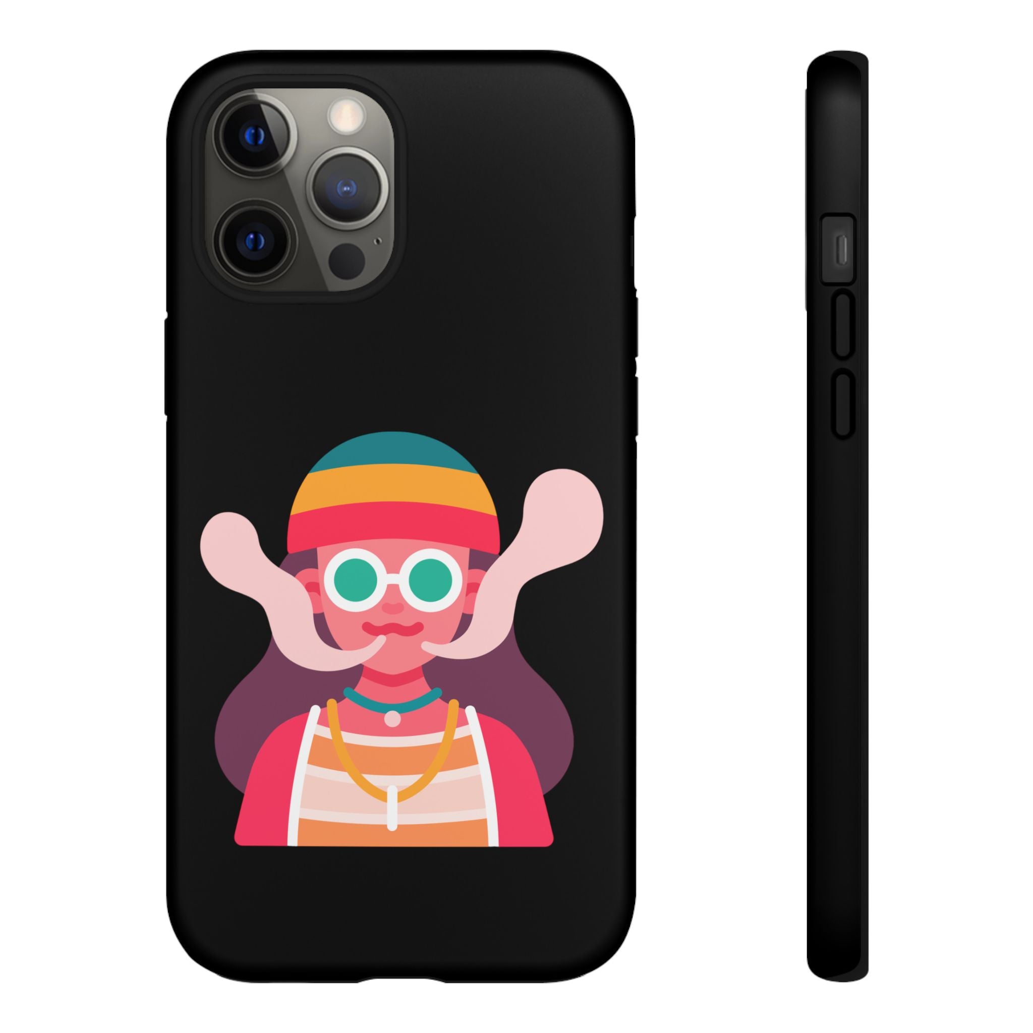 Black with Lil Stoner Tough Cases for iPhones