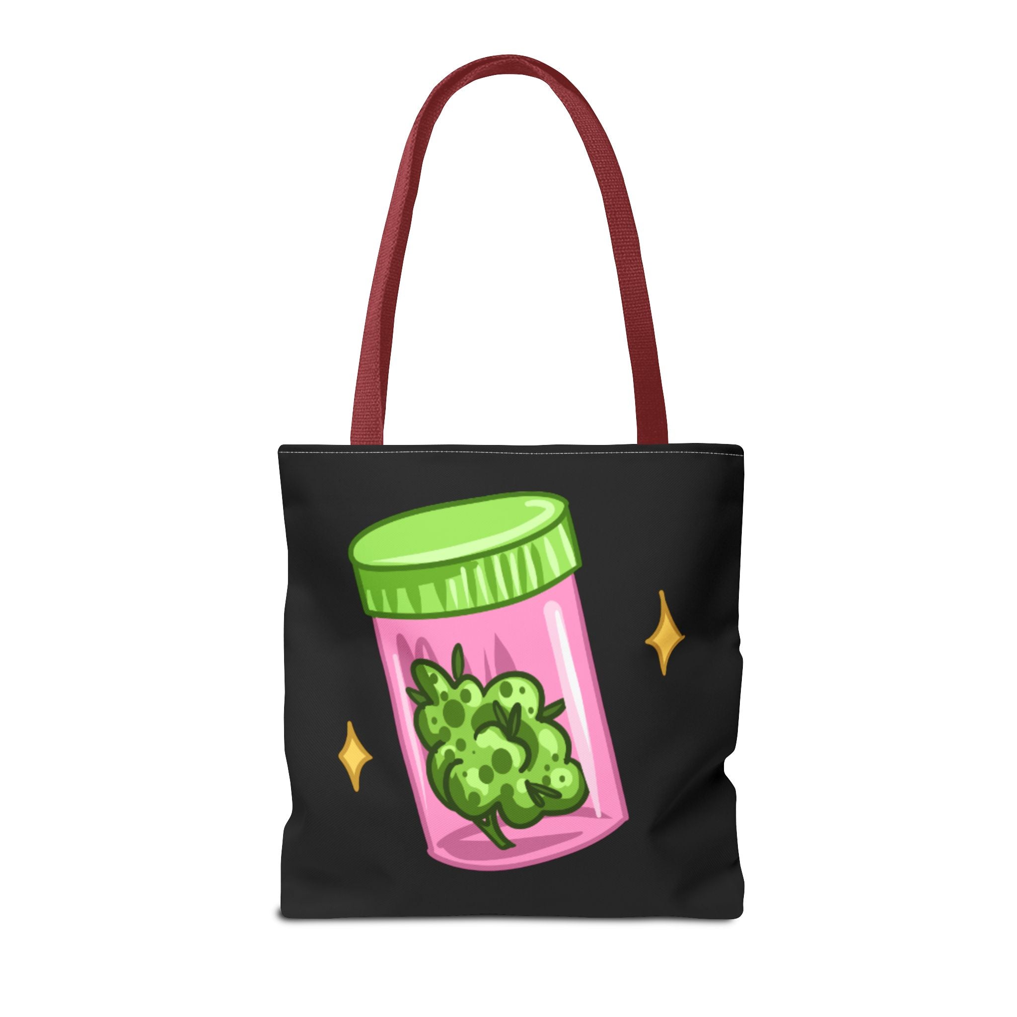Vibrant Weed Tote Bag - Fun Cannabis Carryall for Partying, Gifts, Festivals, Eco-Friendly Shopping, Unique Statement Piece