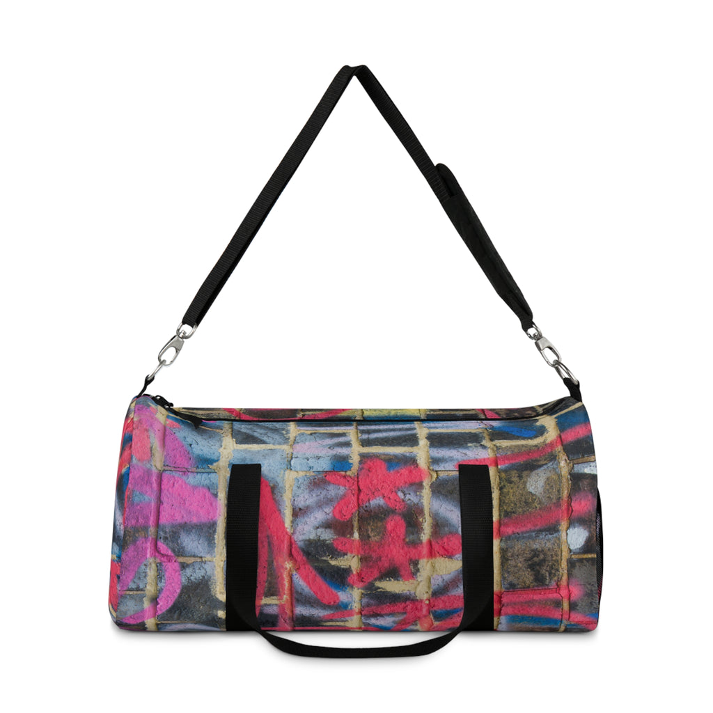 Vibrant Graffiti Print Duffel Bag for Gym, Travel, Weekend Getaways, Unique Gift for Him/Her, Trendy Sports Bag