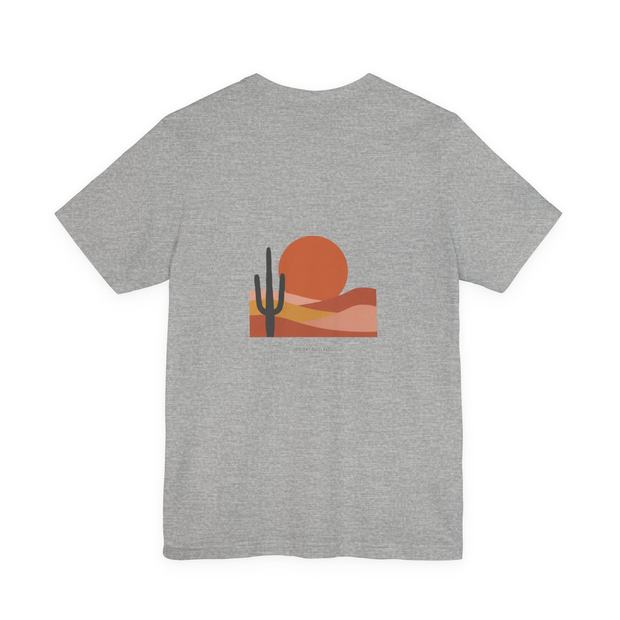 Desert Sunset Minimalist Mesa Tee | Southwestern adobe-inspired wall art