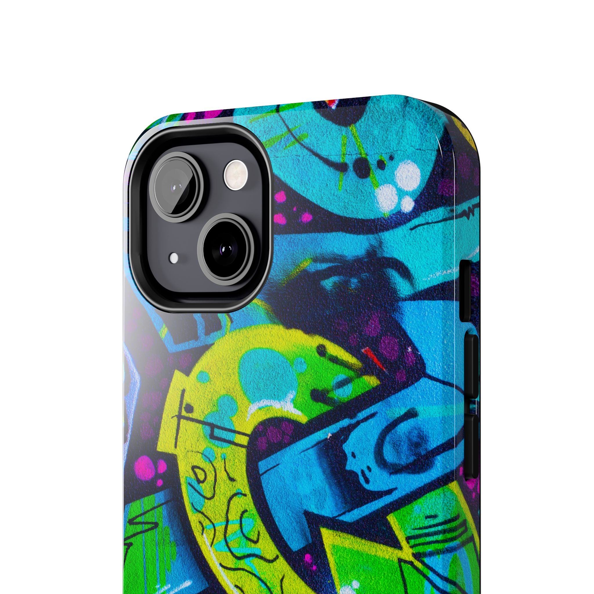 Vibrant Urban Tough Phone Case - Graffiti Design 1 for iPhones