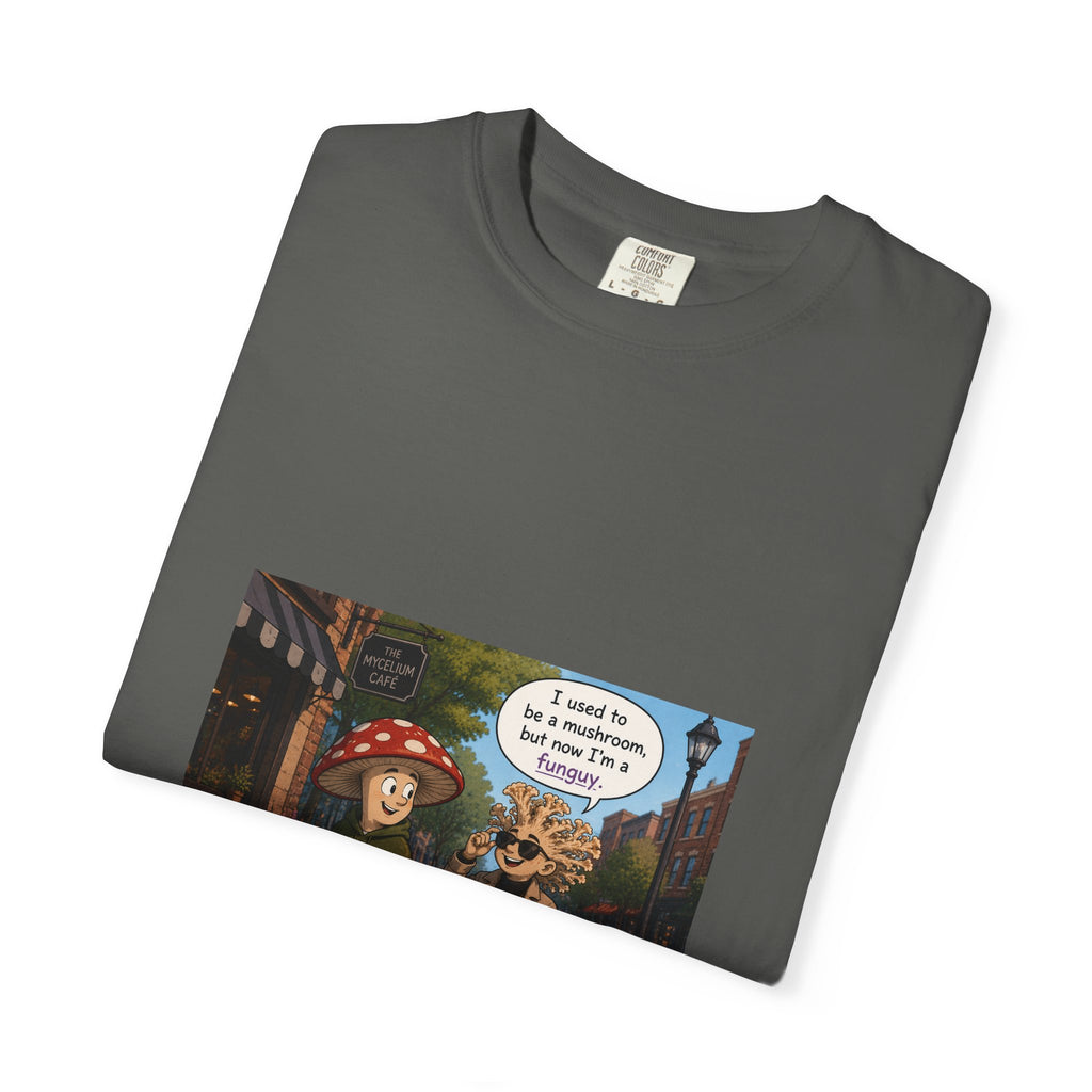 Mushroom to Funguy Graphic T-Shirt Mushroom - friends at the mycelium café Set 1