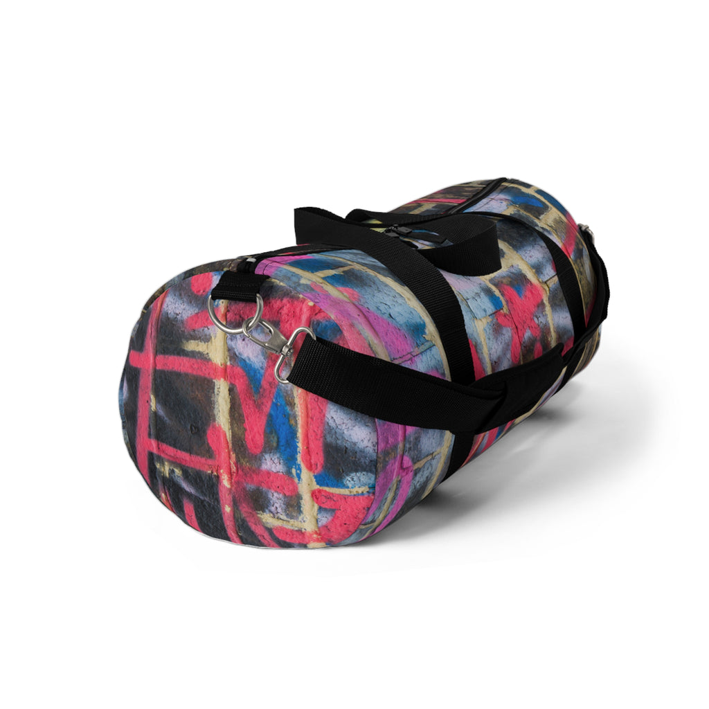 Vibrant Graffiti Print Duffel Bag for Gym, Travel, Weekend Getaways, Unique Gift for Him/Her, Trendy Sports Bag