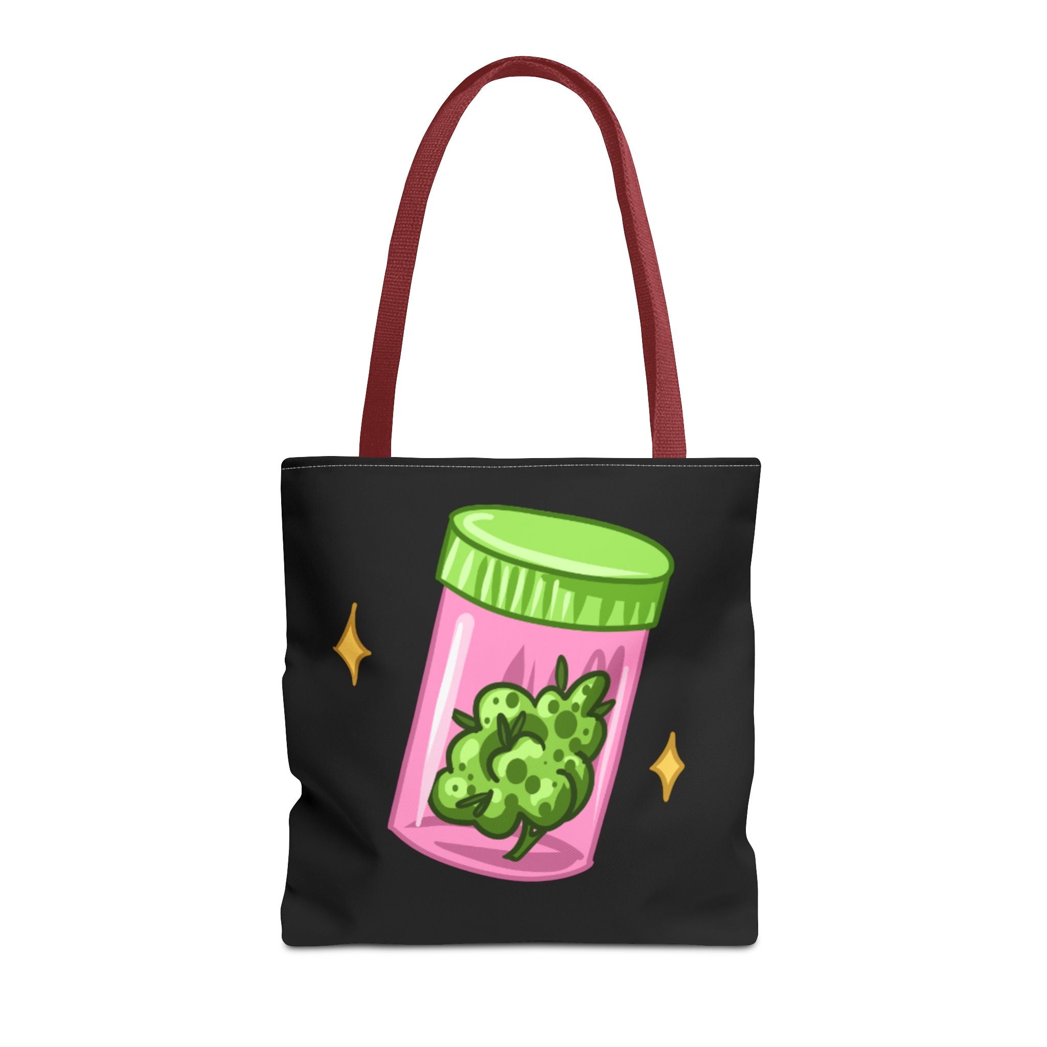 Vibrant Weed Tote Bag - Fun Cannabis Carryall for Partying, Gifts, Festivals, Eco-Friendly Shopping, Unique Statement Piece