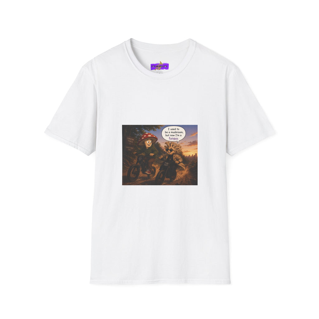 Mushroom Pun T-Shirt — "I used to be a mushroom, but now I’m fungi" Graphic Tee