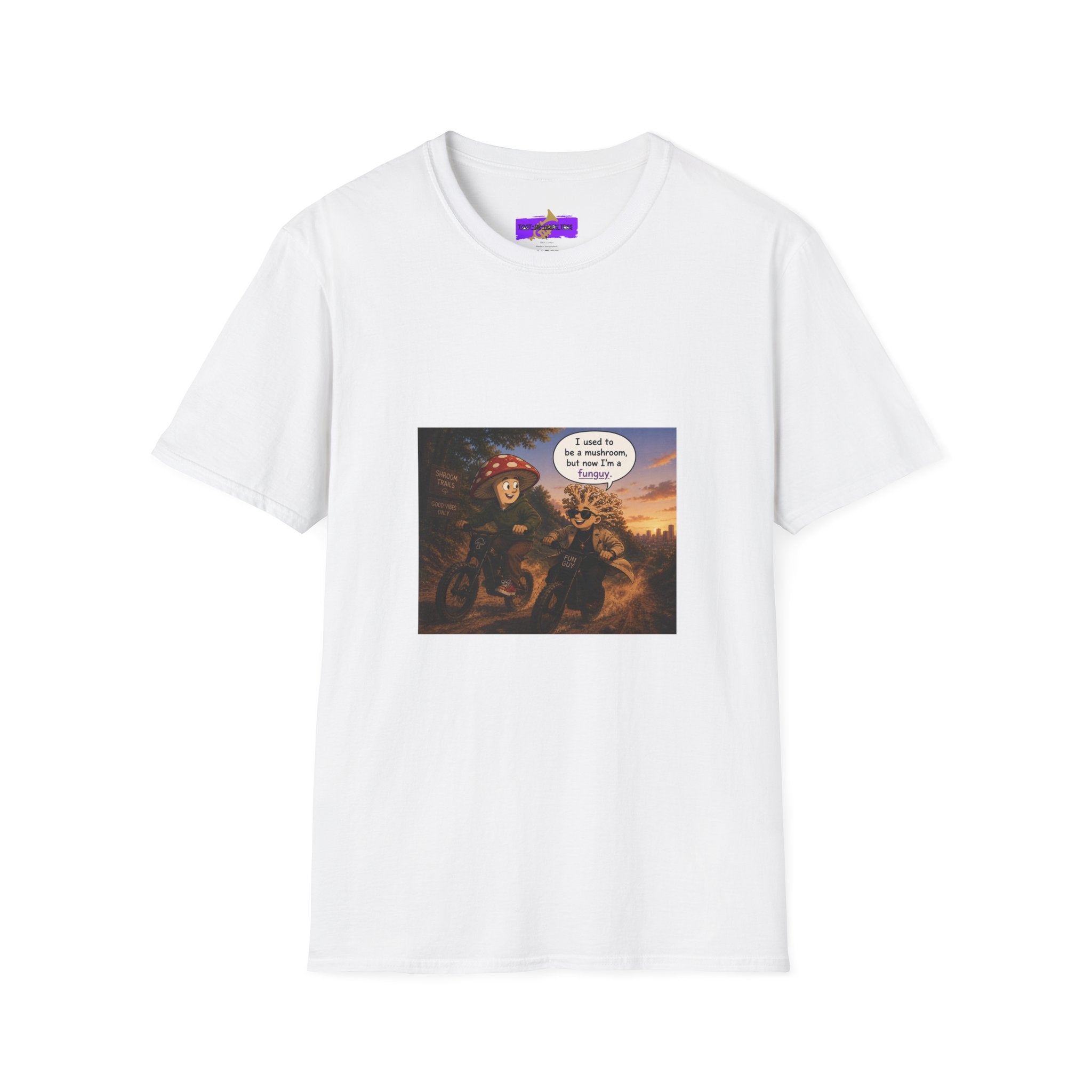 Mushroom Pun T-Shirt — "I used to be a mushroom, but now I’m fungi" Graphic Tee